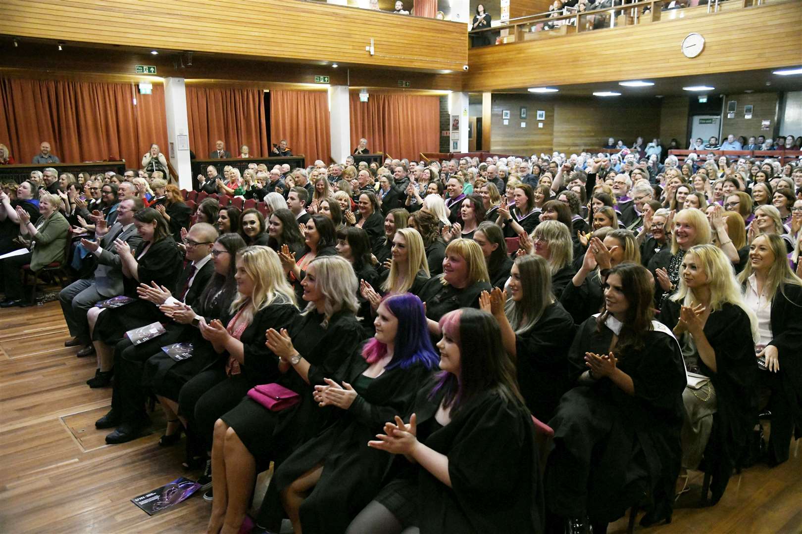 University of Highlands and Islands Graduation ceremony at Elgin Town Hall, October 6...Picture: Beth Taylor.