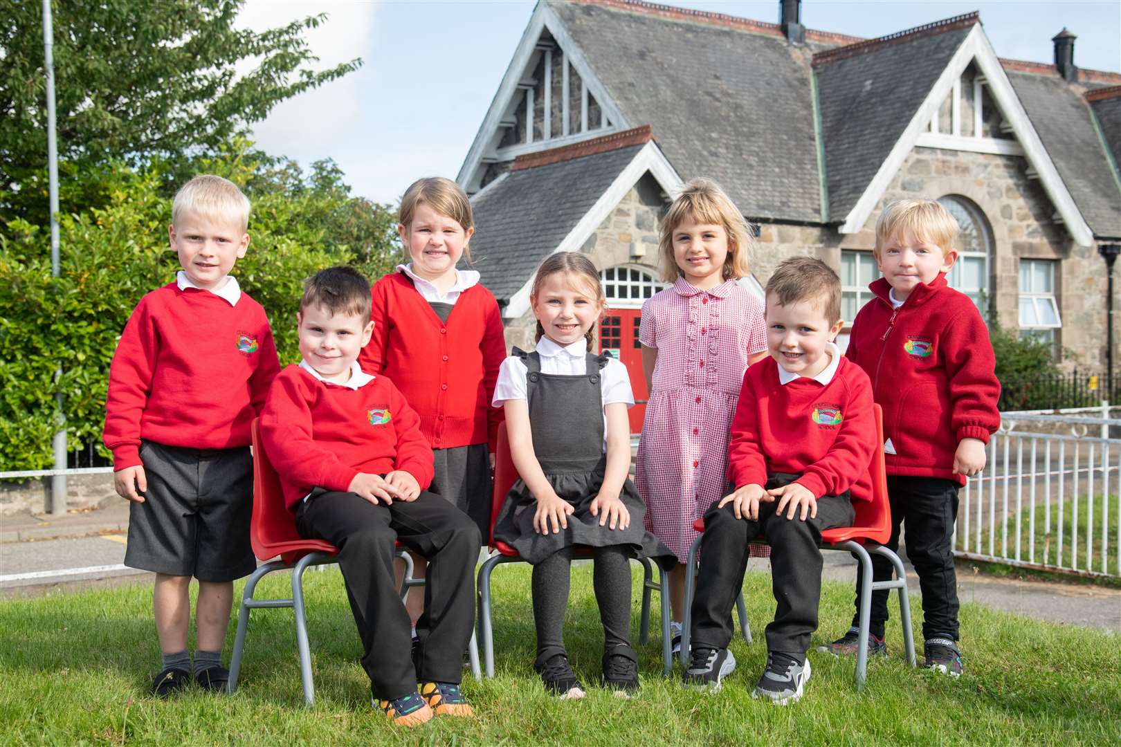 Craigellachie Primary School Primary 1 2023. Picture: Daniel Forsyth