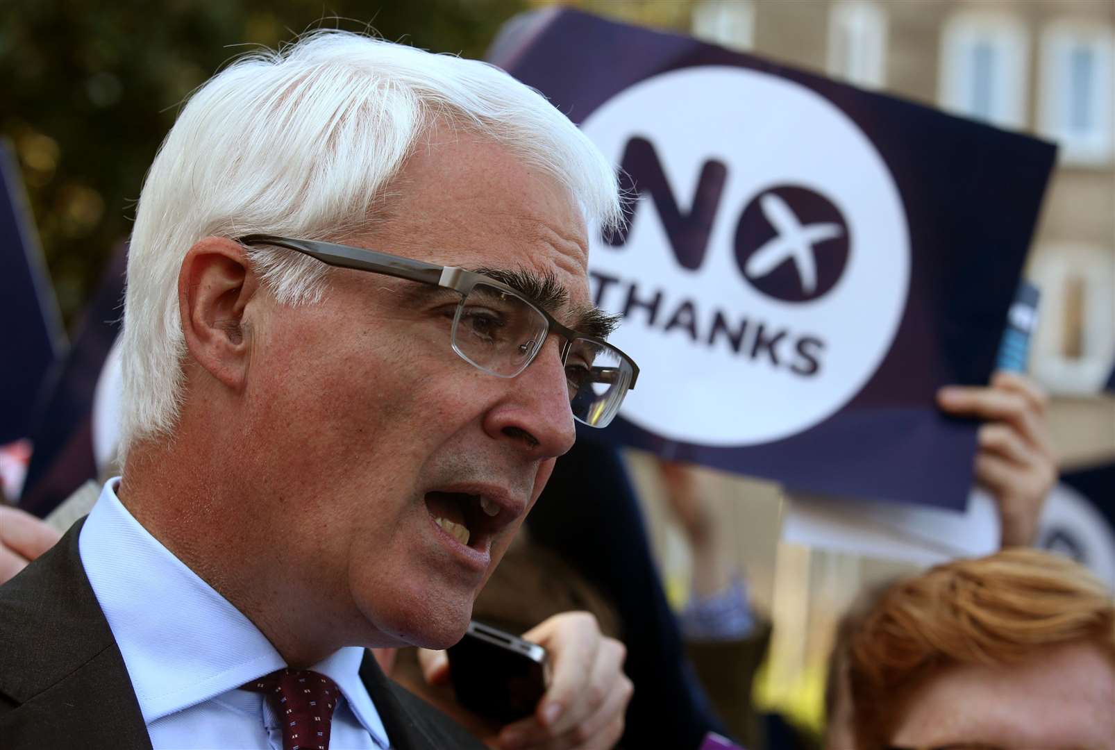 Mr Darling was the head of the Better Together campaign (Andrew Milligan/PA)