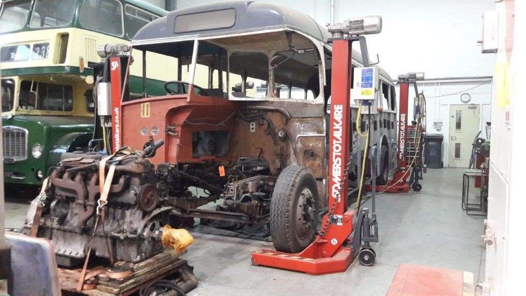 See bus renovation in action