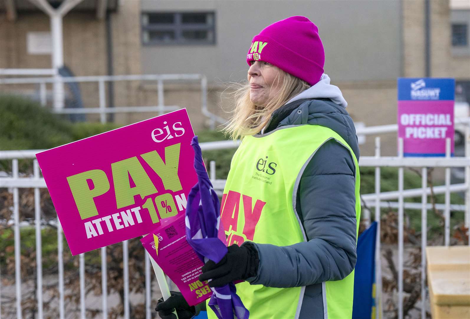 Teaching unions are demanding a 10% pay rise (Jane Barlow/PA)