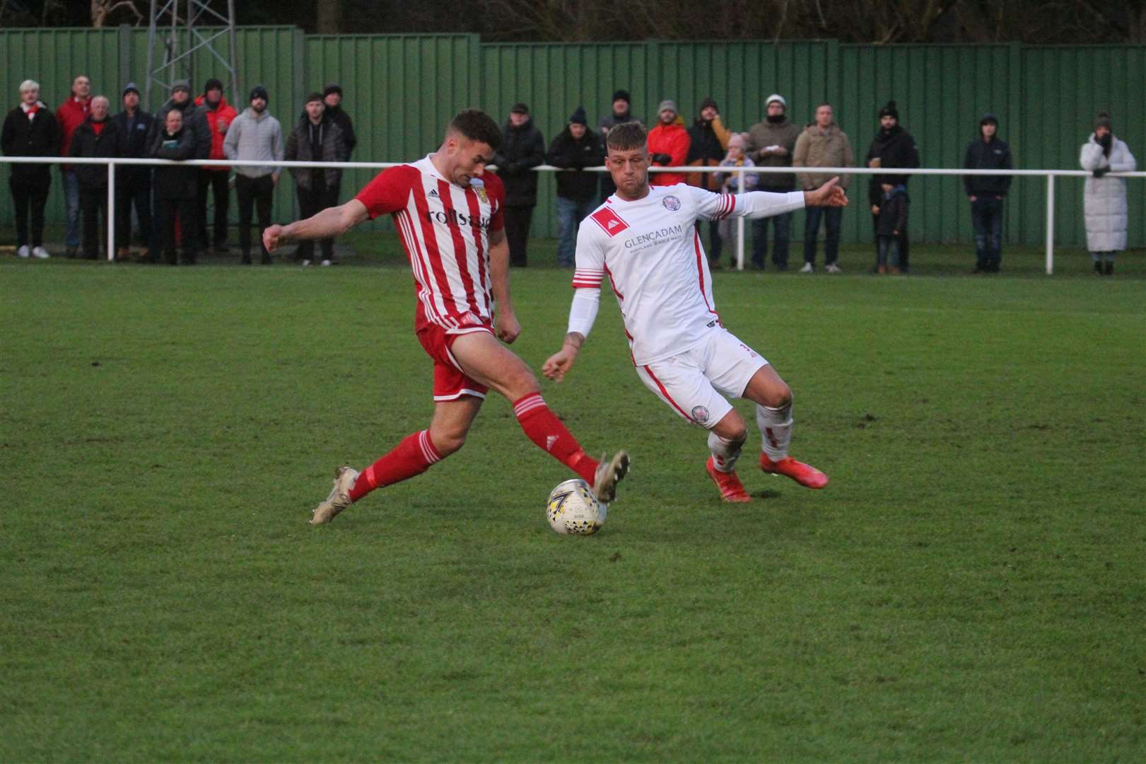 Formartine's Scott Lisle gave the Brechin defence a difficult afternoon. Picture: Kyle Ritchie
