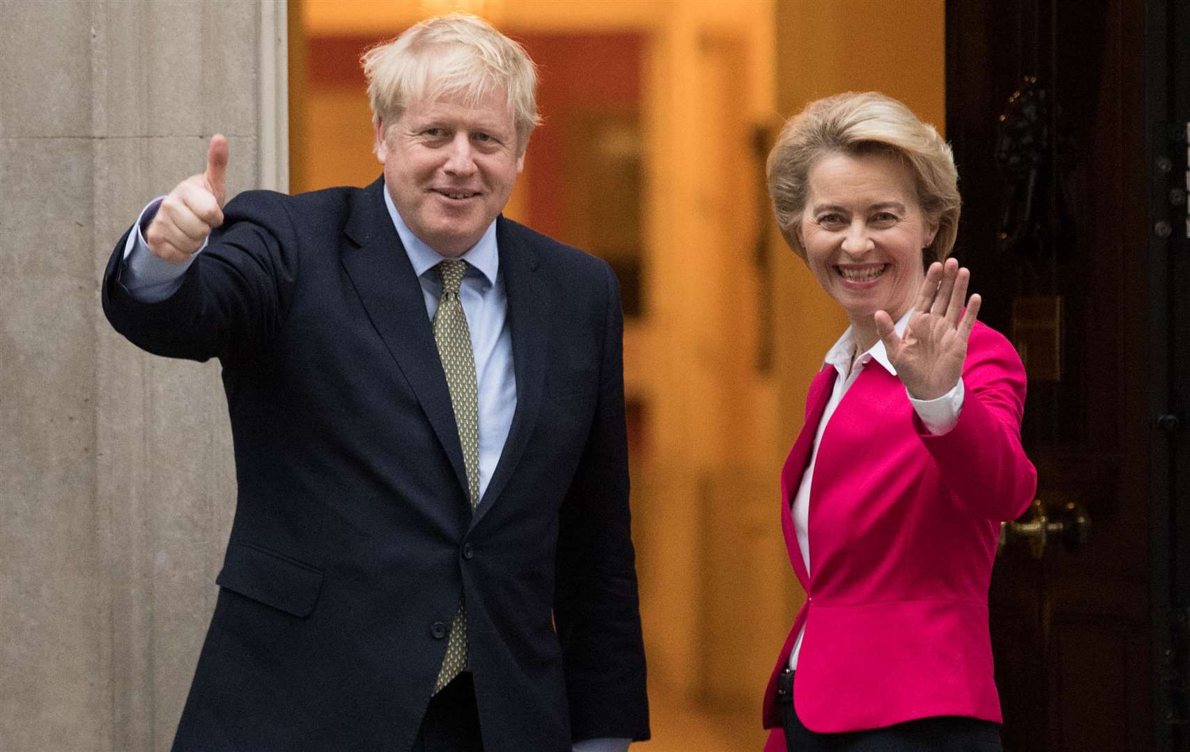 Boris Johnson and Ursula von der Leyen are due to speak on Saturday to take stock of the UK-EU negotiations (Stefan Rousseau/PA)