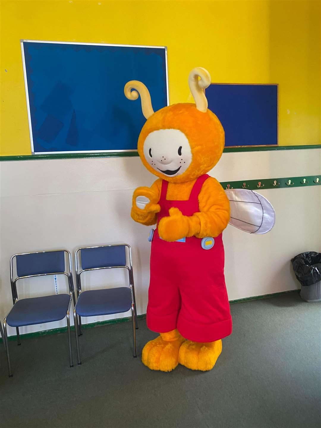 Bookbug made a special appearance at the family day.