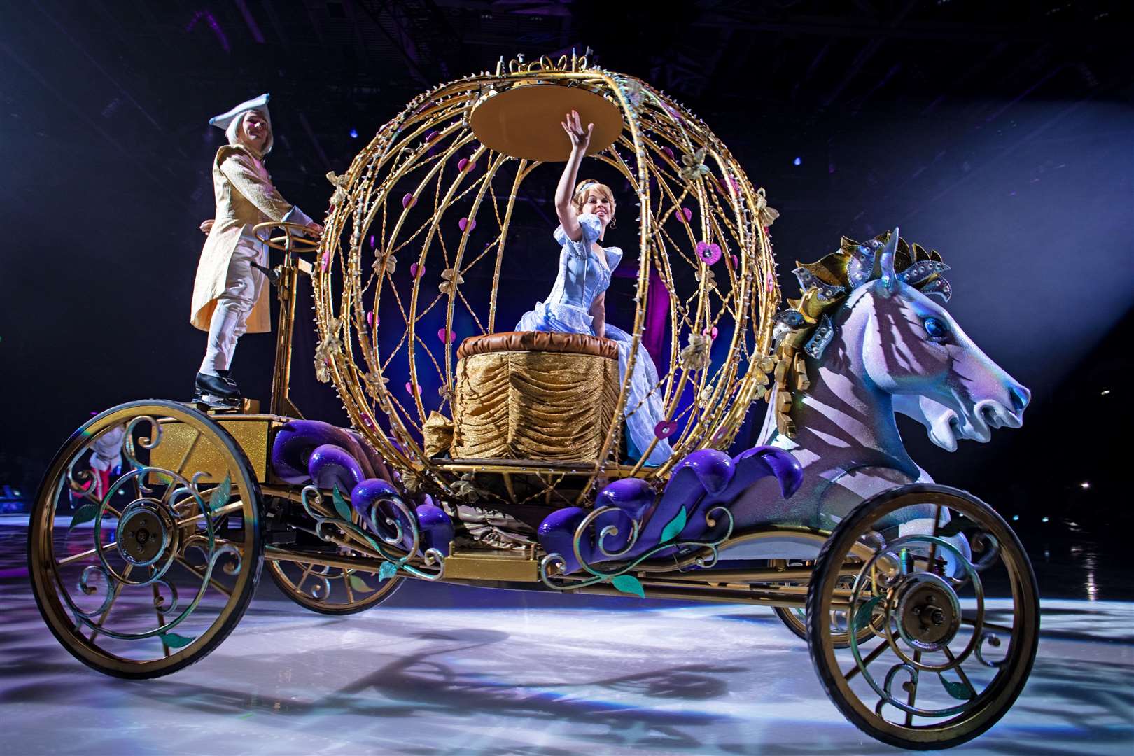 Cinderella will be just one of many favourite Disney characters appearing on ice in Aberdeen.