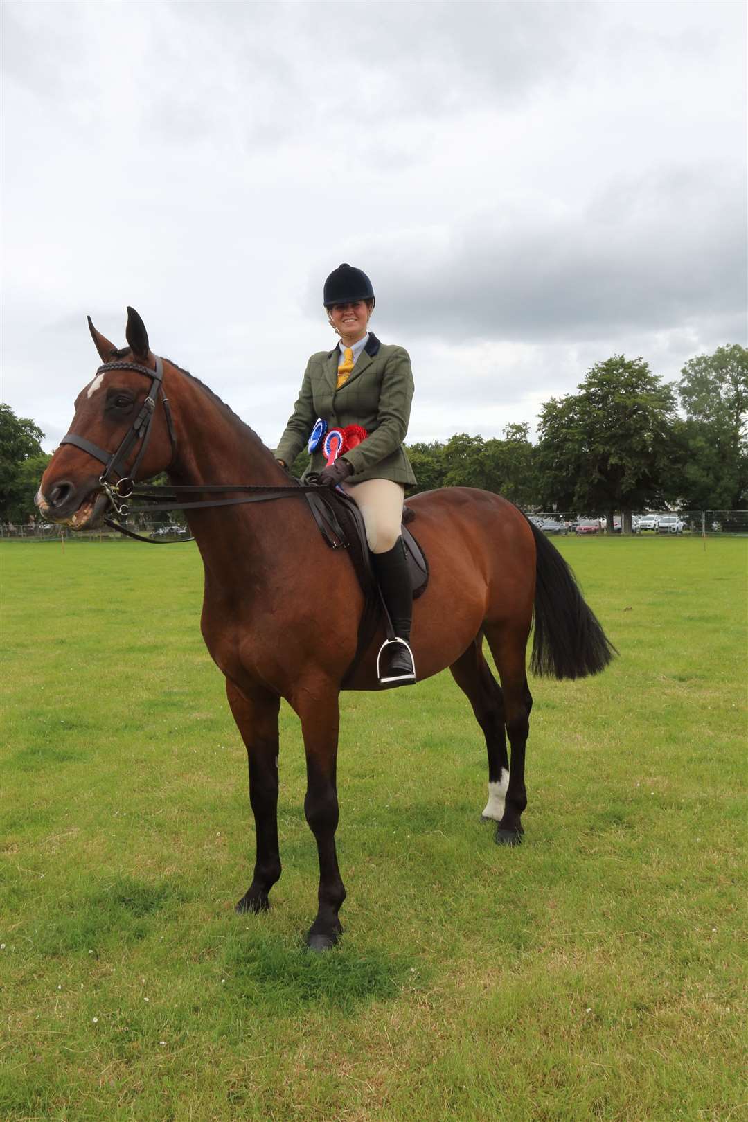 Overall Ridden Champion - Amy Rugg on 15-year-old Freckleton Mozart. Picture: David Porter.
