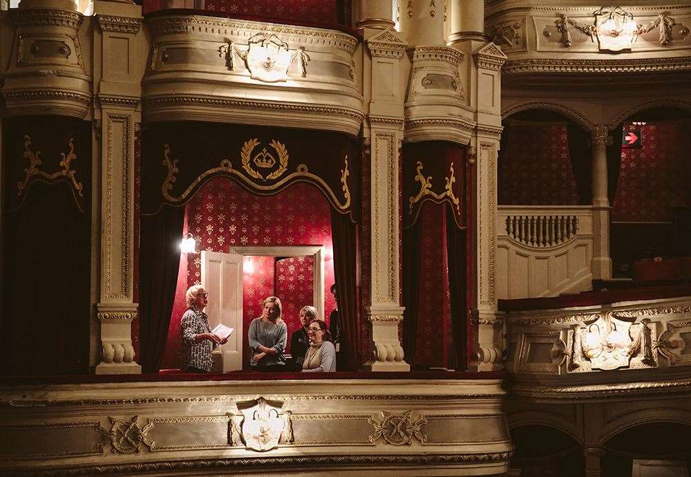 Take the chance to see behind the scenes at His Majesty's Theatre.