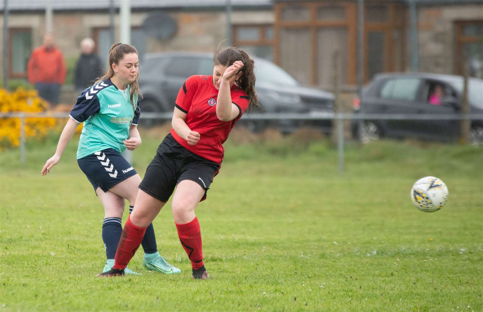 Lori Lappin was on target again for Buckie. Picture: Daniel Forsyth