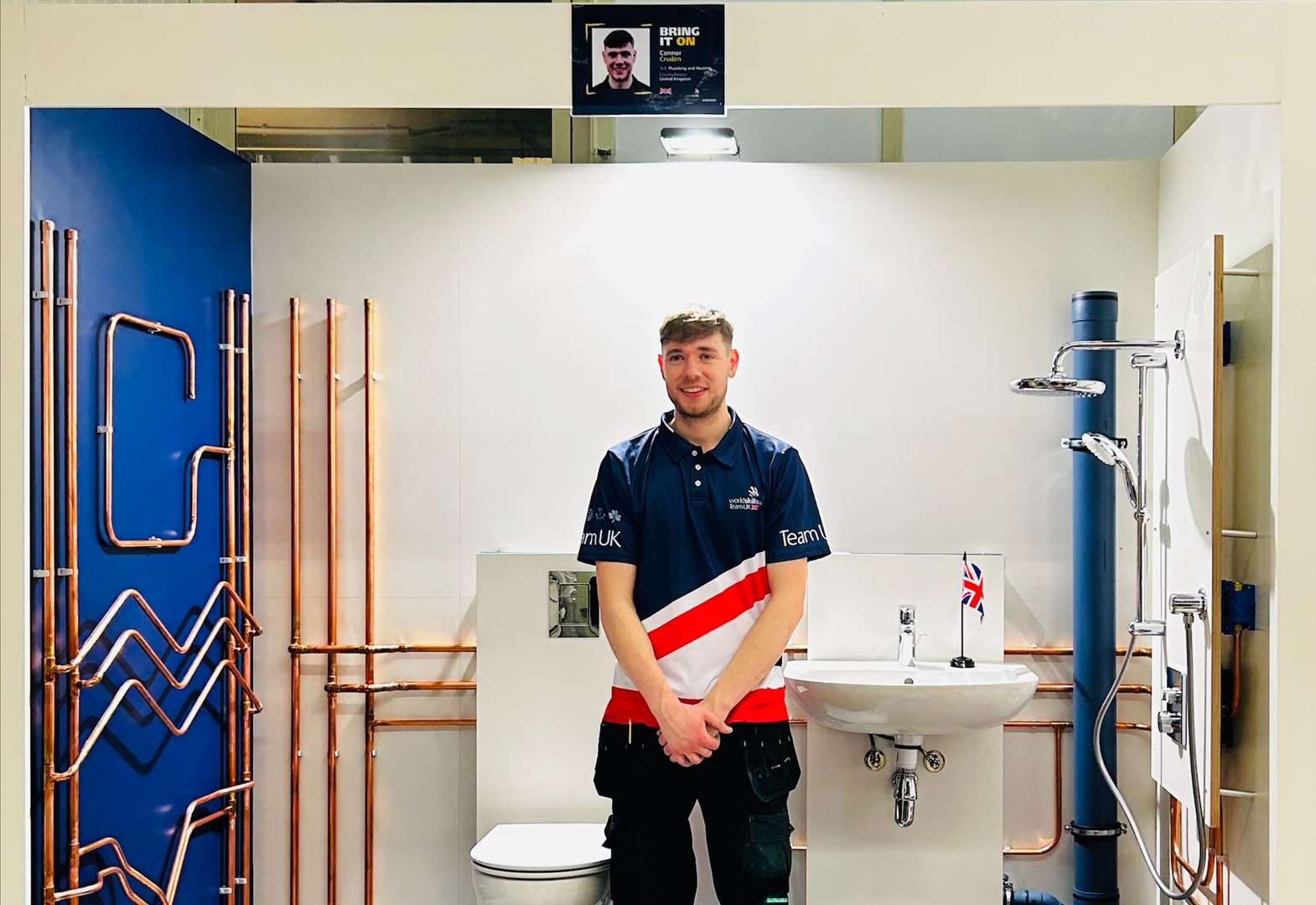 Turriff plumber Connor Cruden one of world’s best, taking medal of excellence at WorldSkills