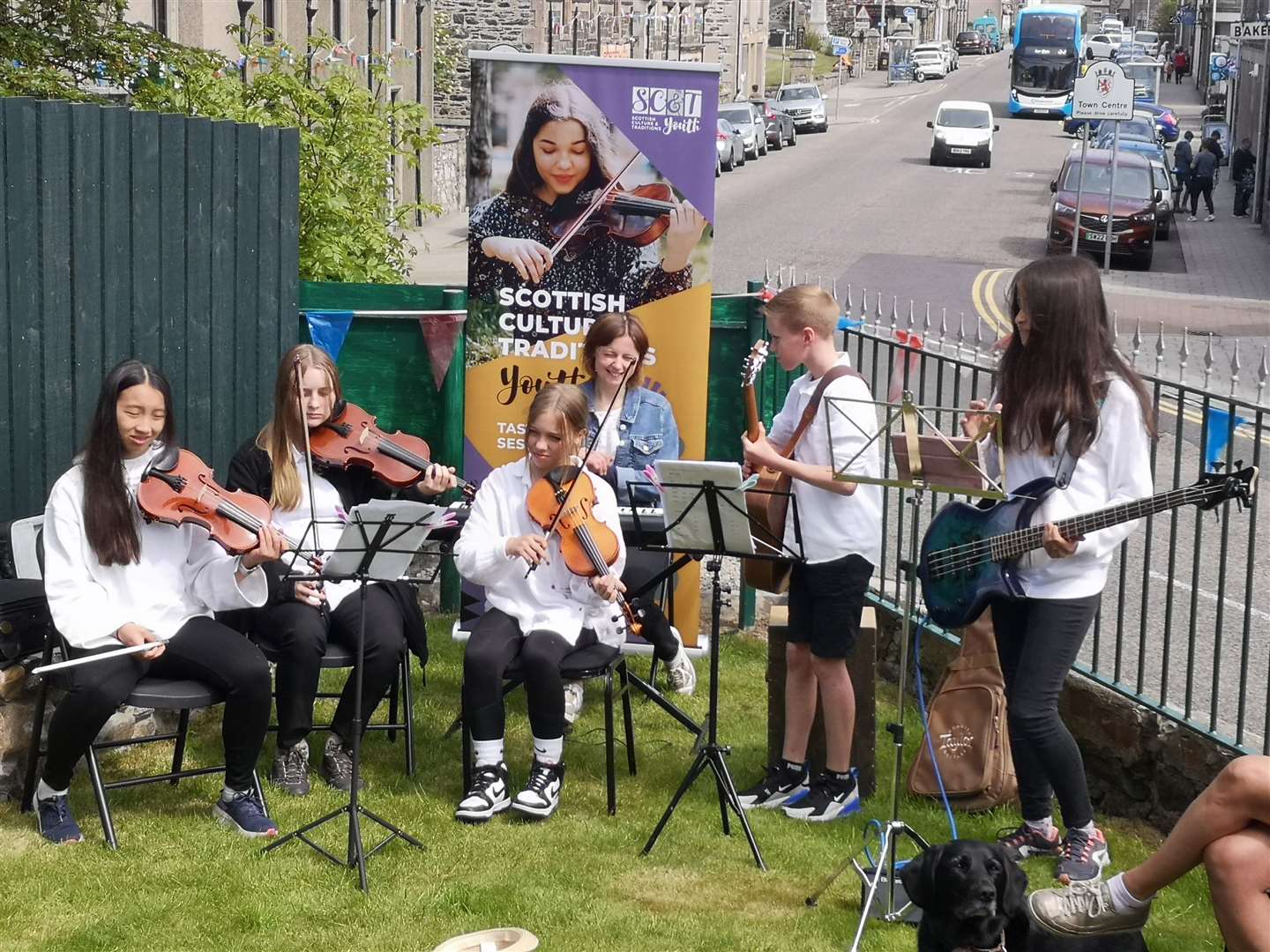 Scottish Culture and Traditions Youth Group in action. Picture: Richard Elliott