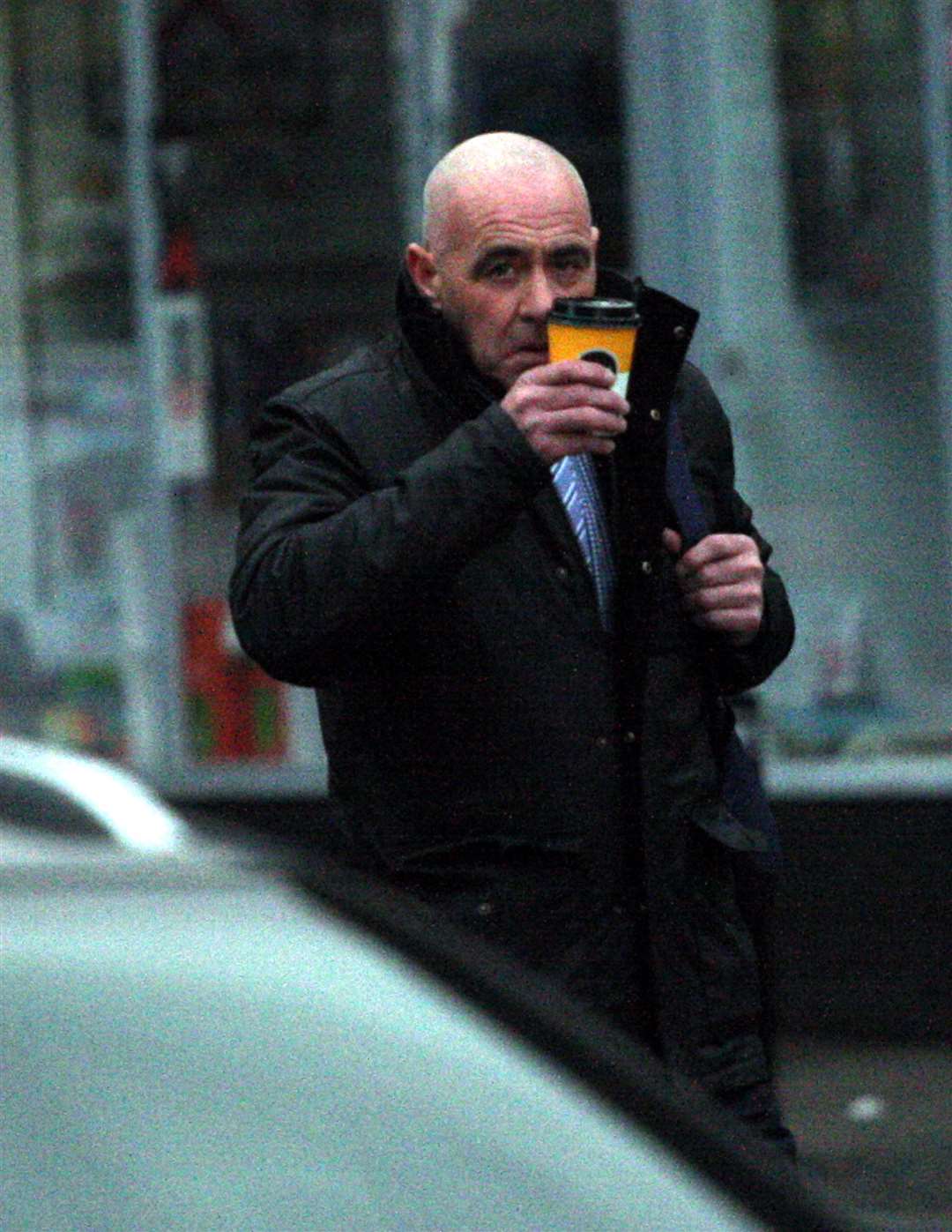 John O'Donnell outside court today. Picture: The Central Scotland News Agency
