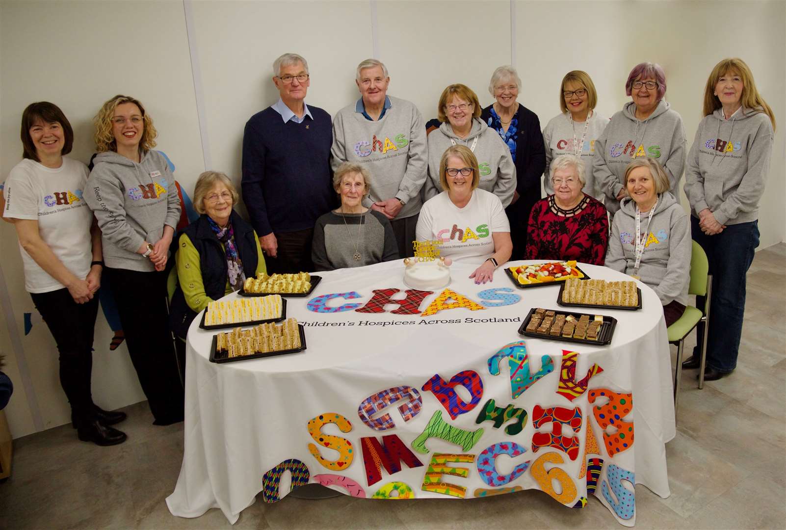 Gordon District Friends of CHAS held a special celebration to mark thier fundaising milestone. Picture: Phil Harman