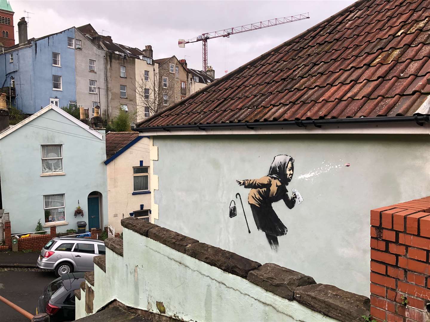 A wall in Vale Street in Bristol (Claire Hayhurst/PA)