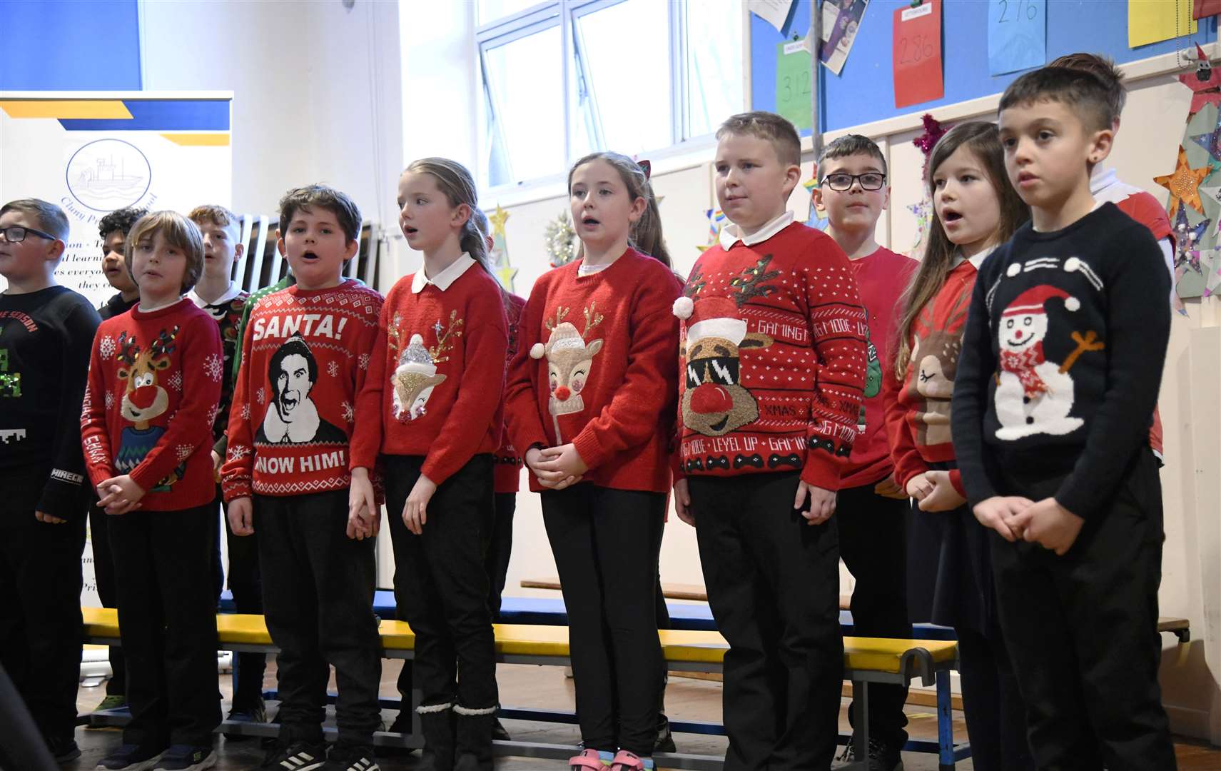 There were plenty Christmas jumpers to be found at the concert! Picture: Beth Taylor