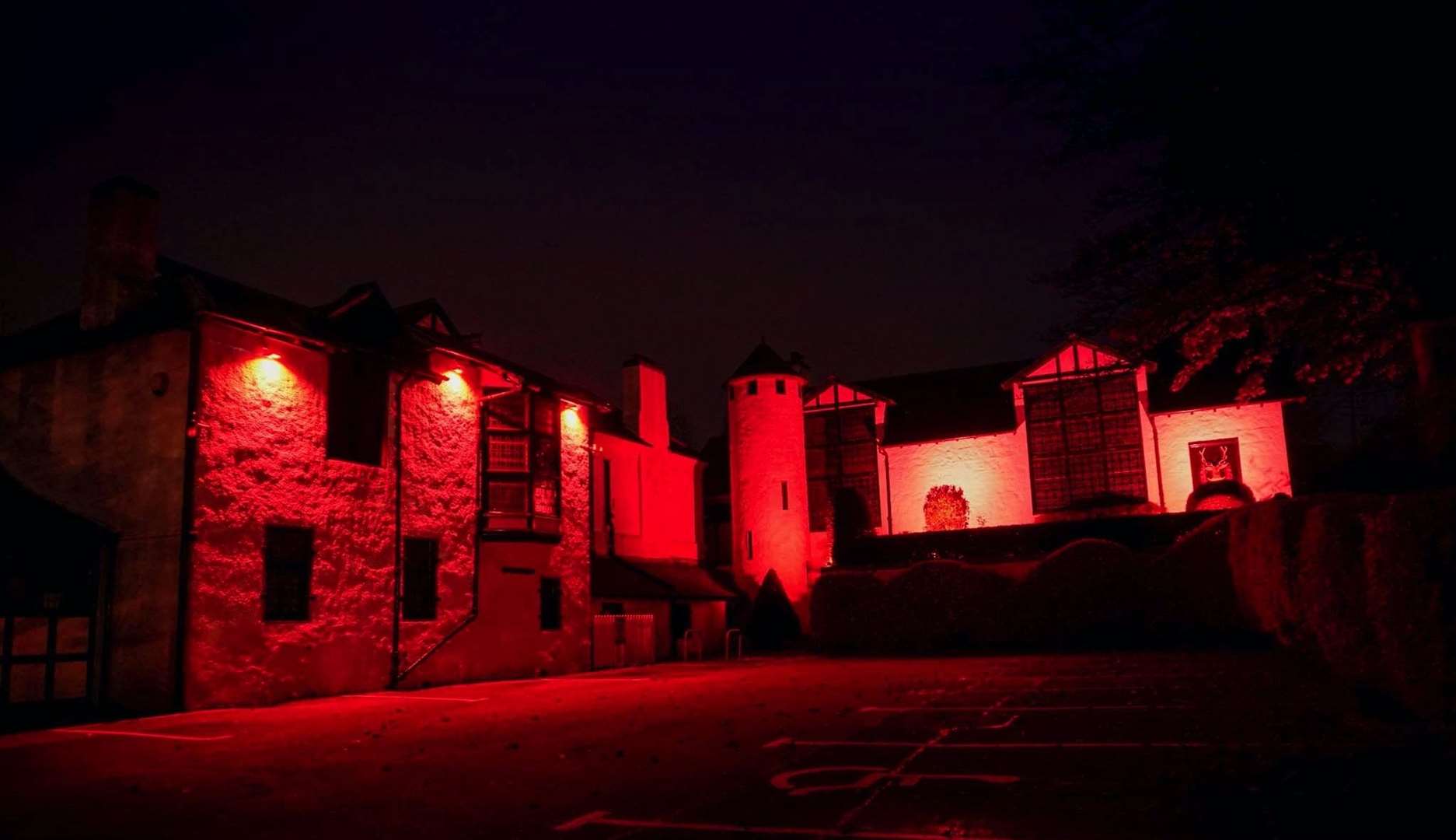 The Gordon Highlanders Museum has been lit up in red during past poppy appeals.