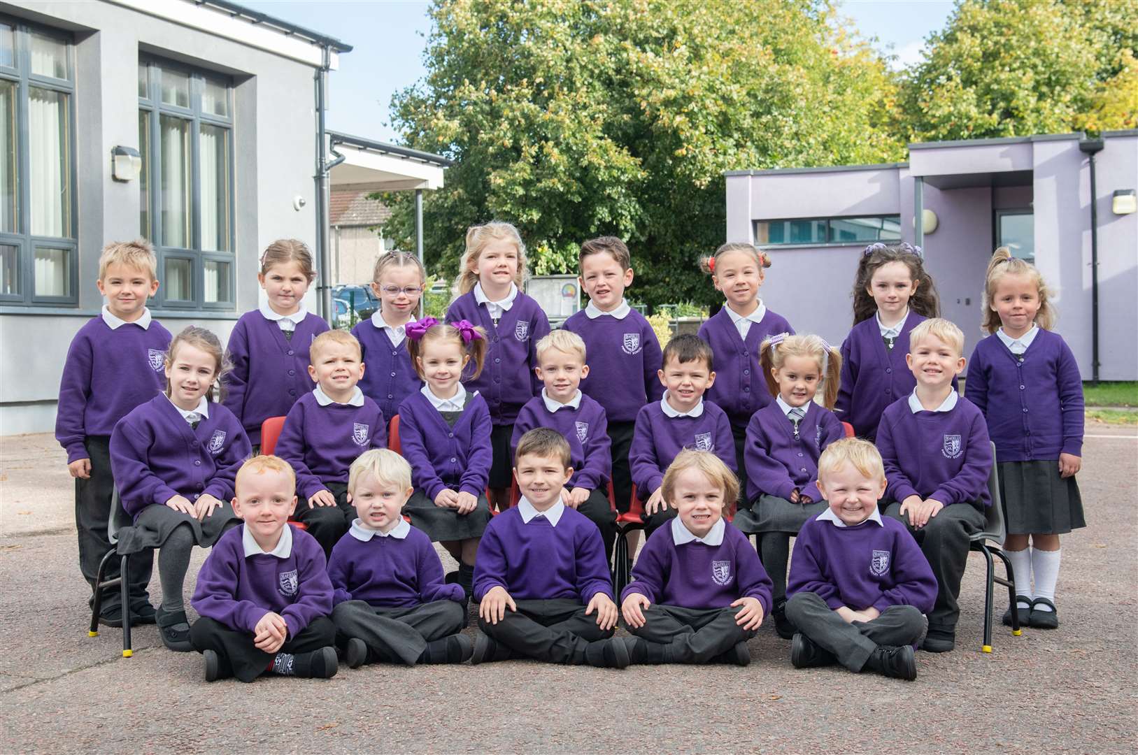 Seafield Primary School Primary One 2023...Picture: Daniel Forsyth..