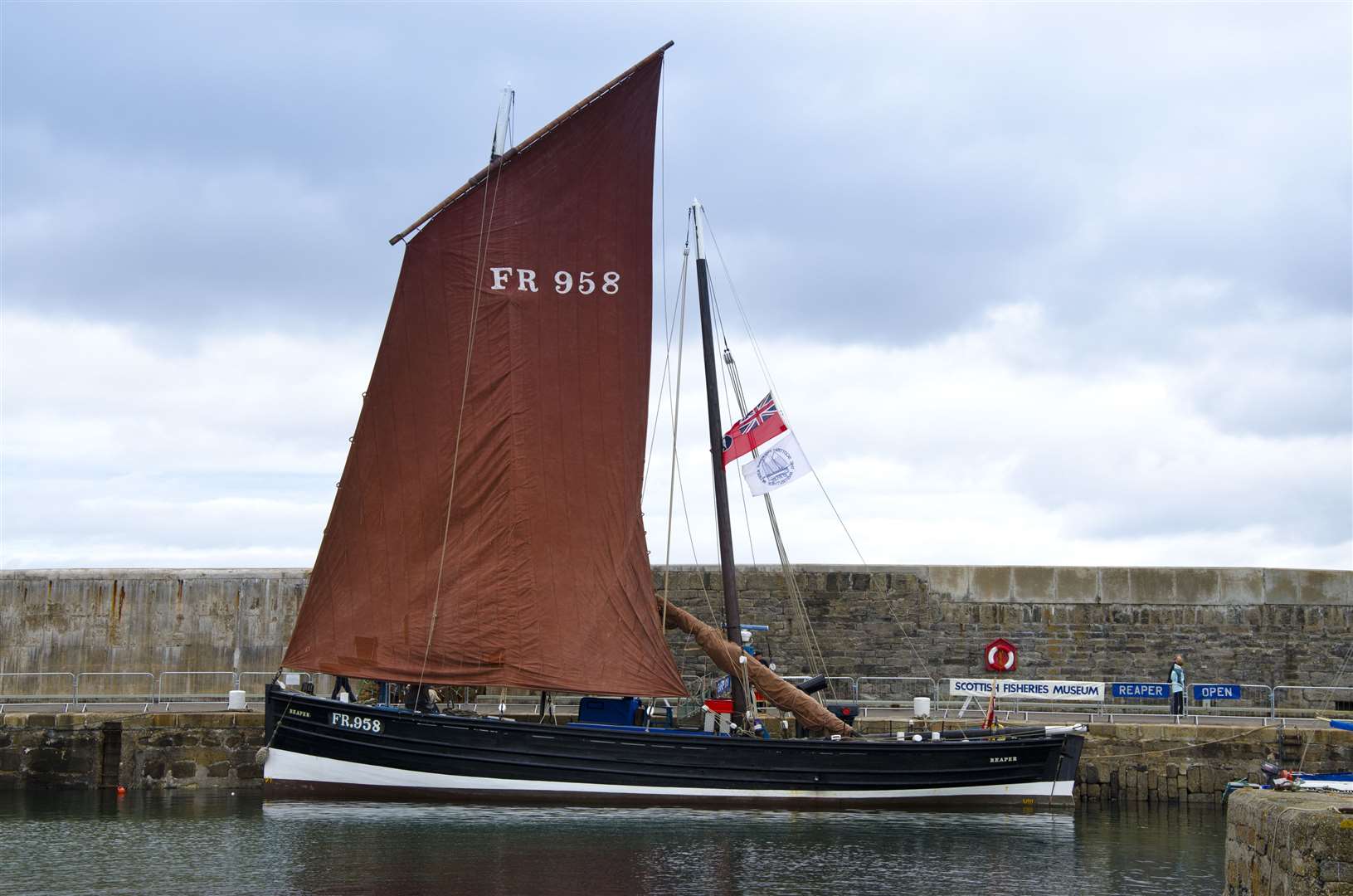 One of the historic herring fishing boats, The Reaper. Picture: Allan Robertson