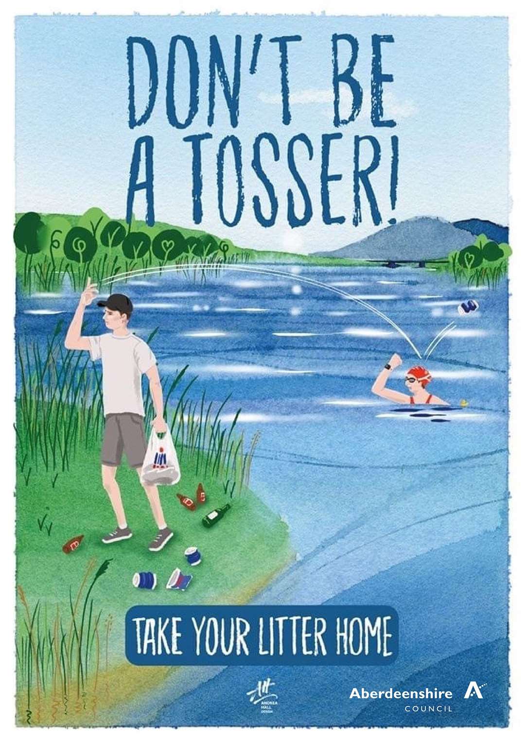 Aberdeenshire's new anti litter campaign