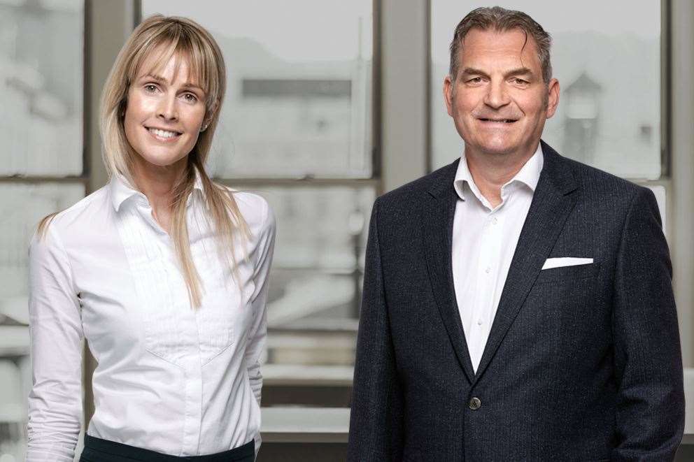 Amanda McCulloch, TMM Recruitment CEO, and Jock Gardiner, founding director of investment syndicate Alba Equity and board chairman at Fierce Beer and TMM Recruitment.