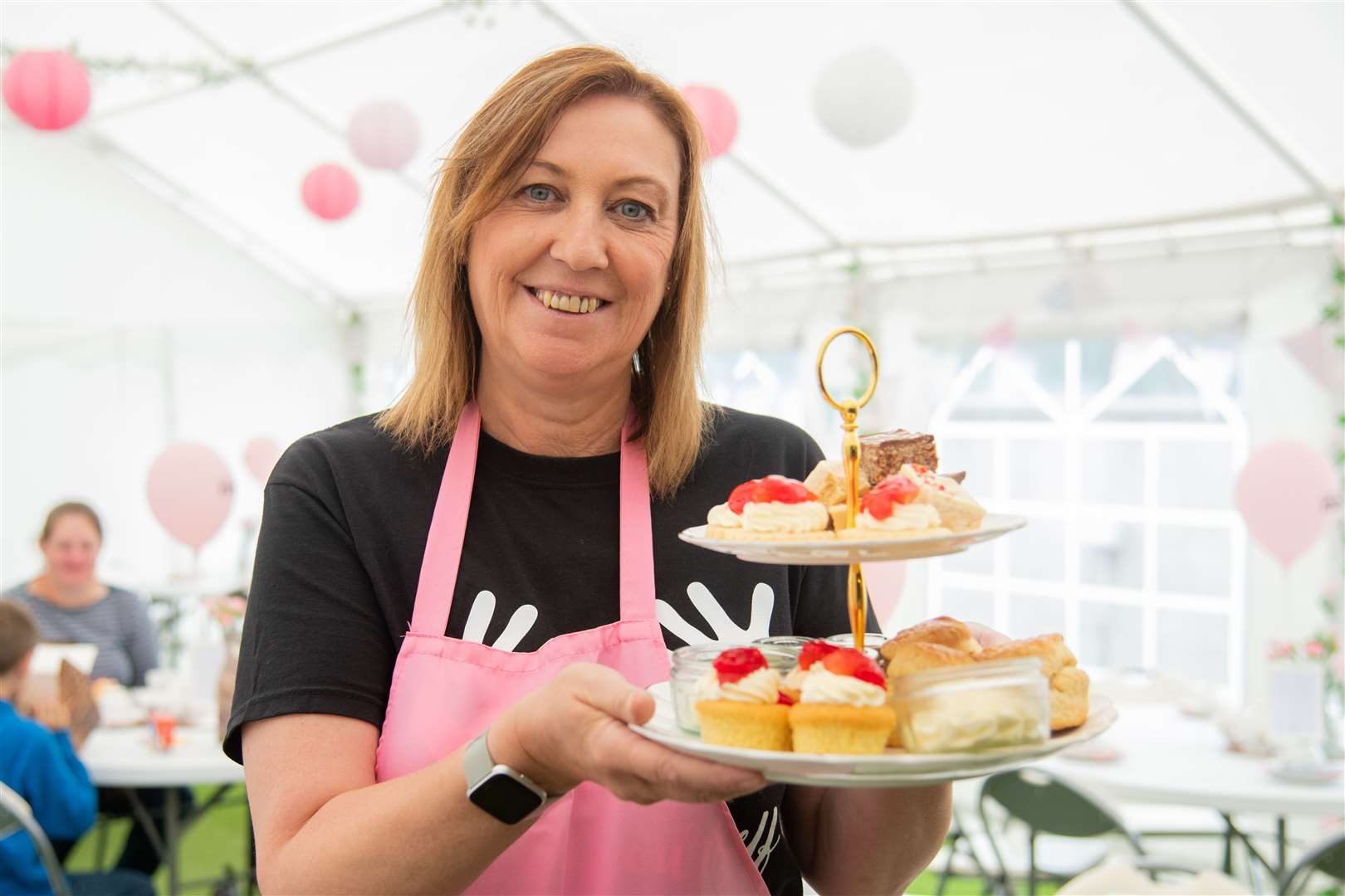 Fiona Morrison...14th annual strawberry tea event at Netherton Farm, Keith, which raises money for Breast Cancer Now. ..Picture: Daniel Forsyth..
