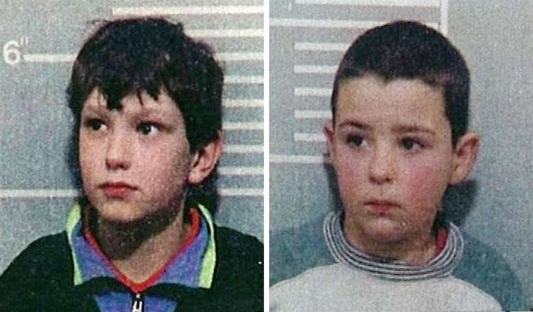 Mugshots of Jon Venables (left) and Robert Thompson, both aged 10 (PA Media)