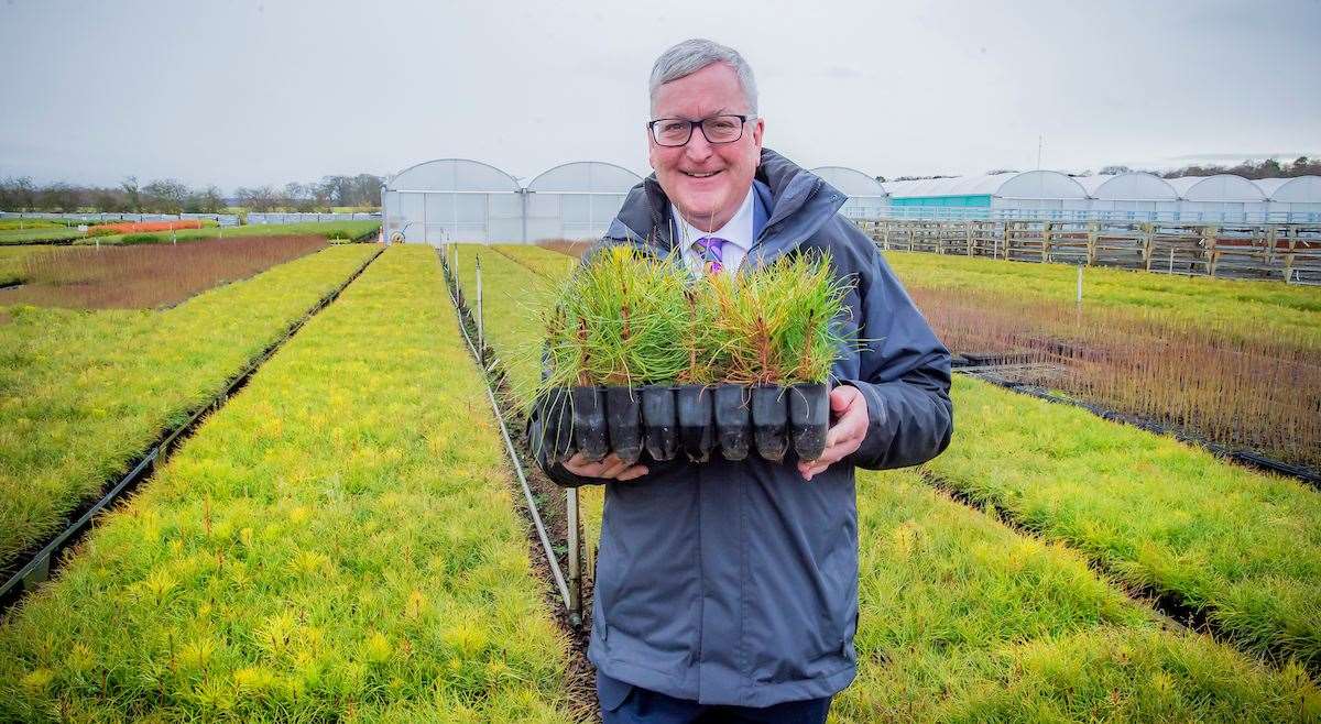 Fergus Ewing has welcomed the funding for tree growers