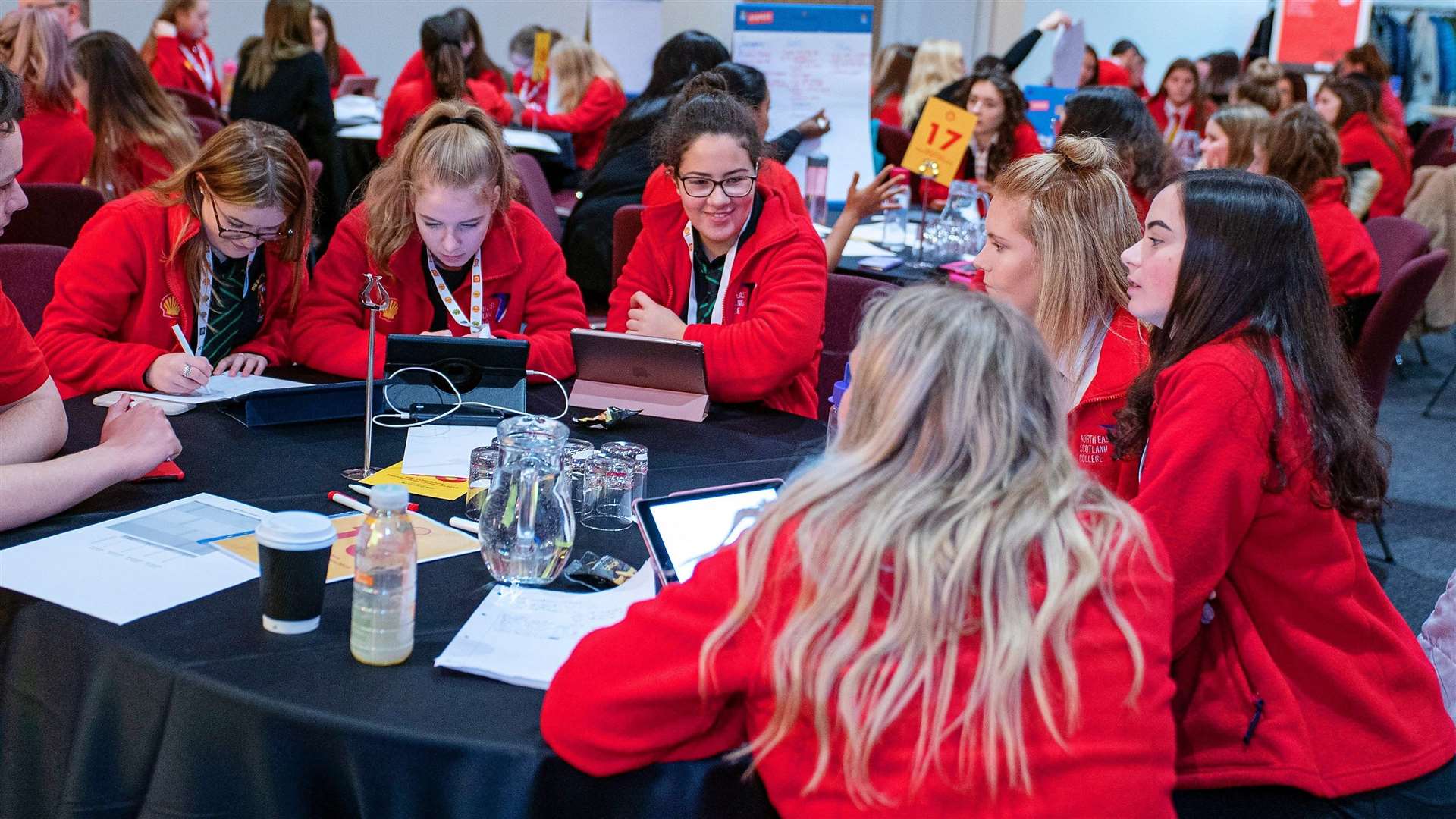 Pupils from across the north-east took part in the Girls in Energy conference.