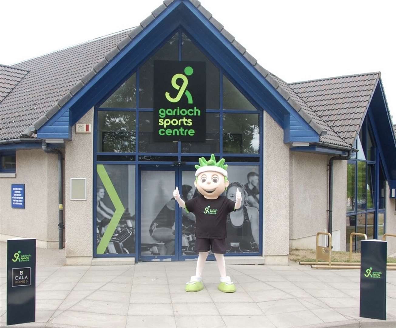 Garioch Sports Centre in Inverurie is collaborating with one of its sponsors, CALA Homes (North).