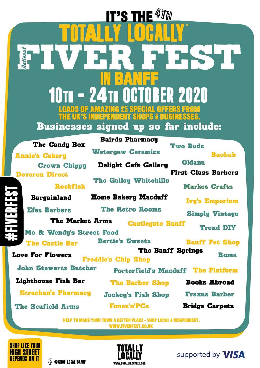 Banff community Fiver Fest poster.