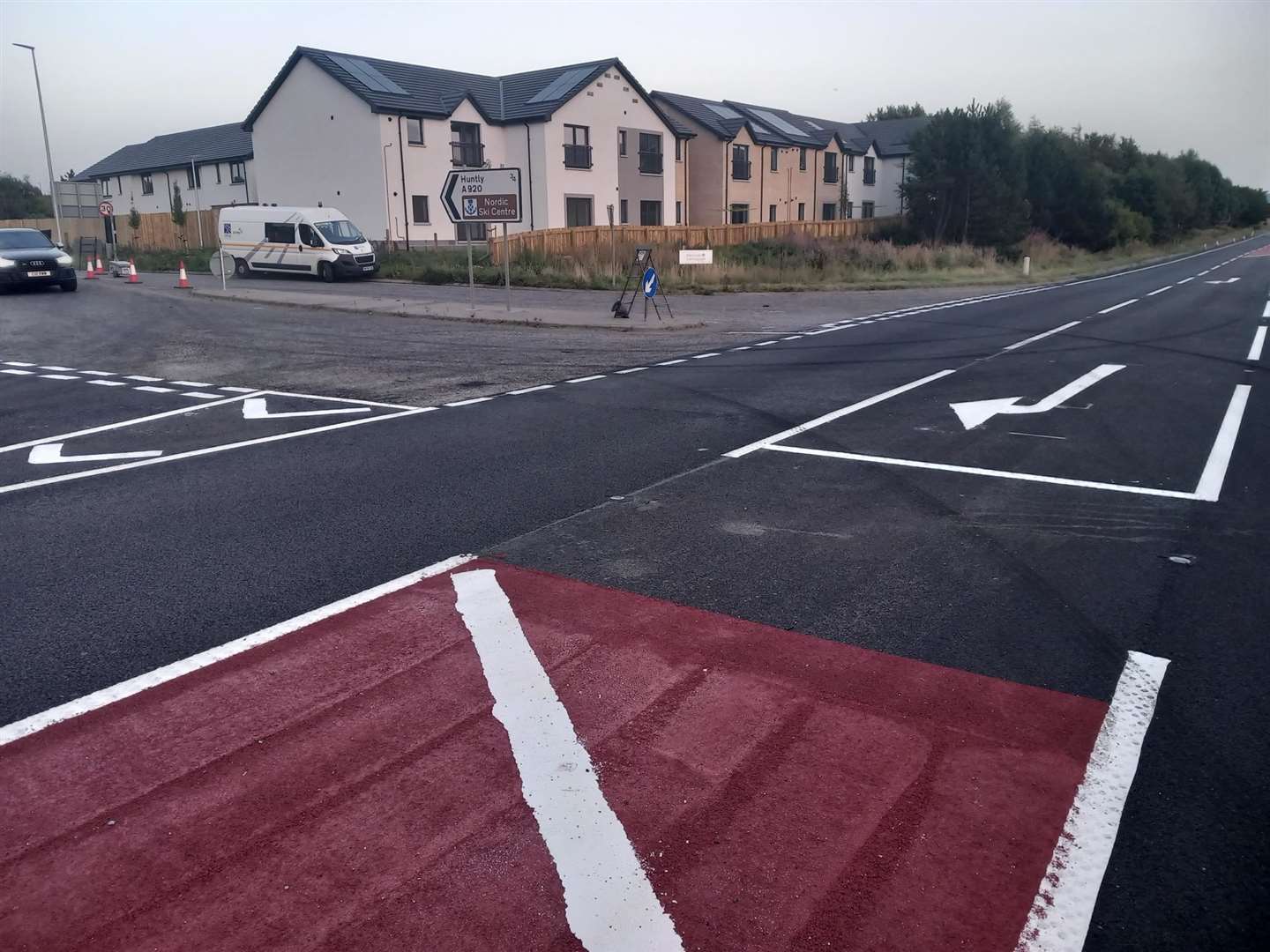 New images show the upgrade work which has been completed on the A96/A290 junction