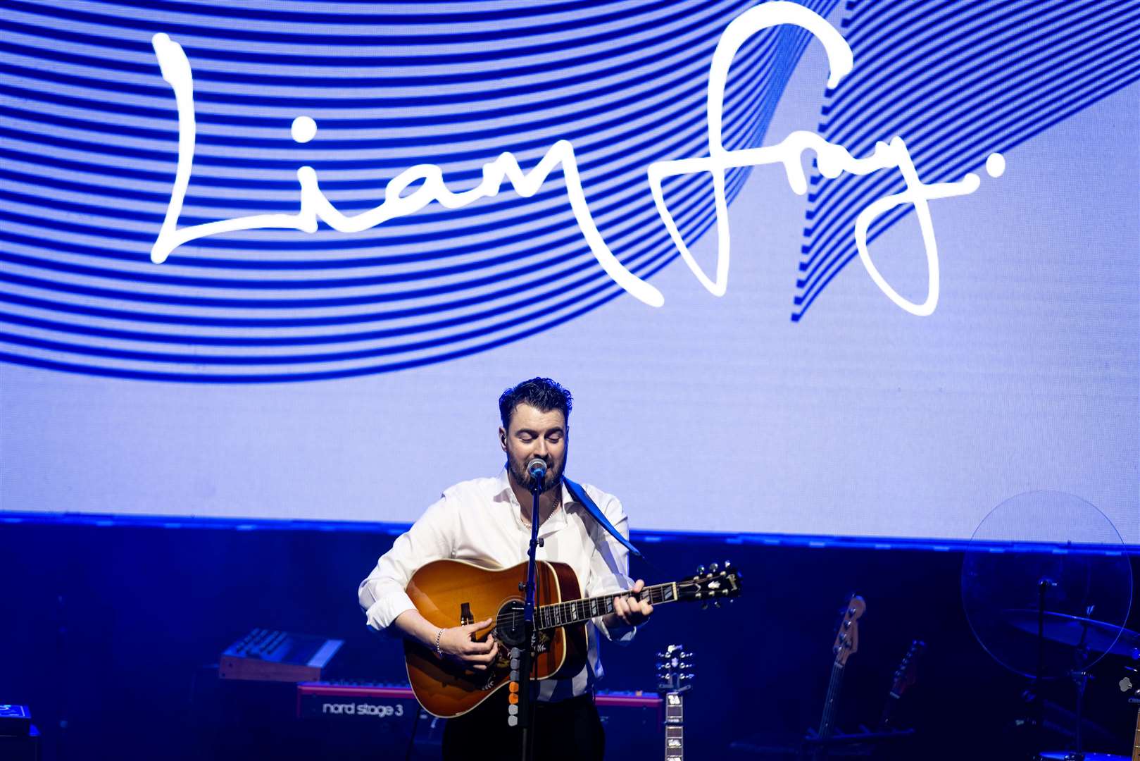 Liam Fray performs at the first Nordoff and Robbins Northern Music Awards (James Speakman/PA)