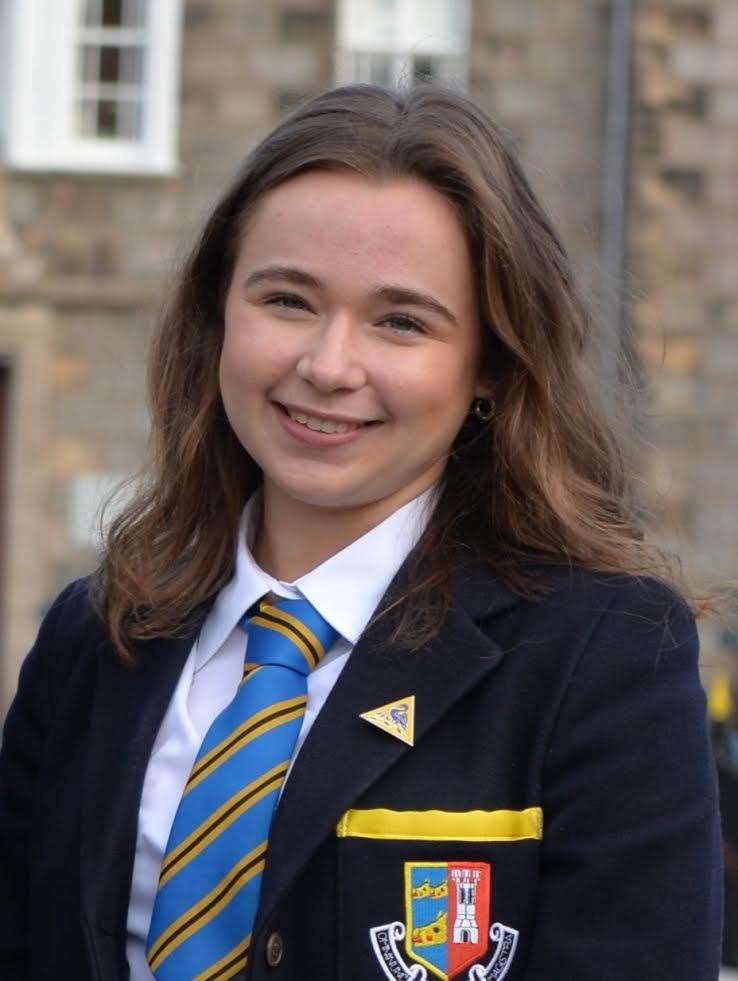 Darcey McDonald from Kintore who will attend the University of Oxford.