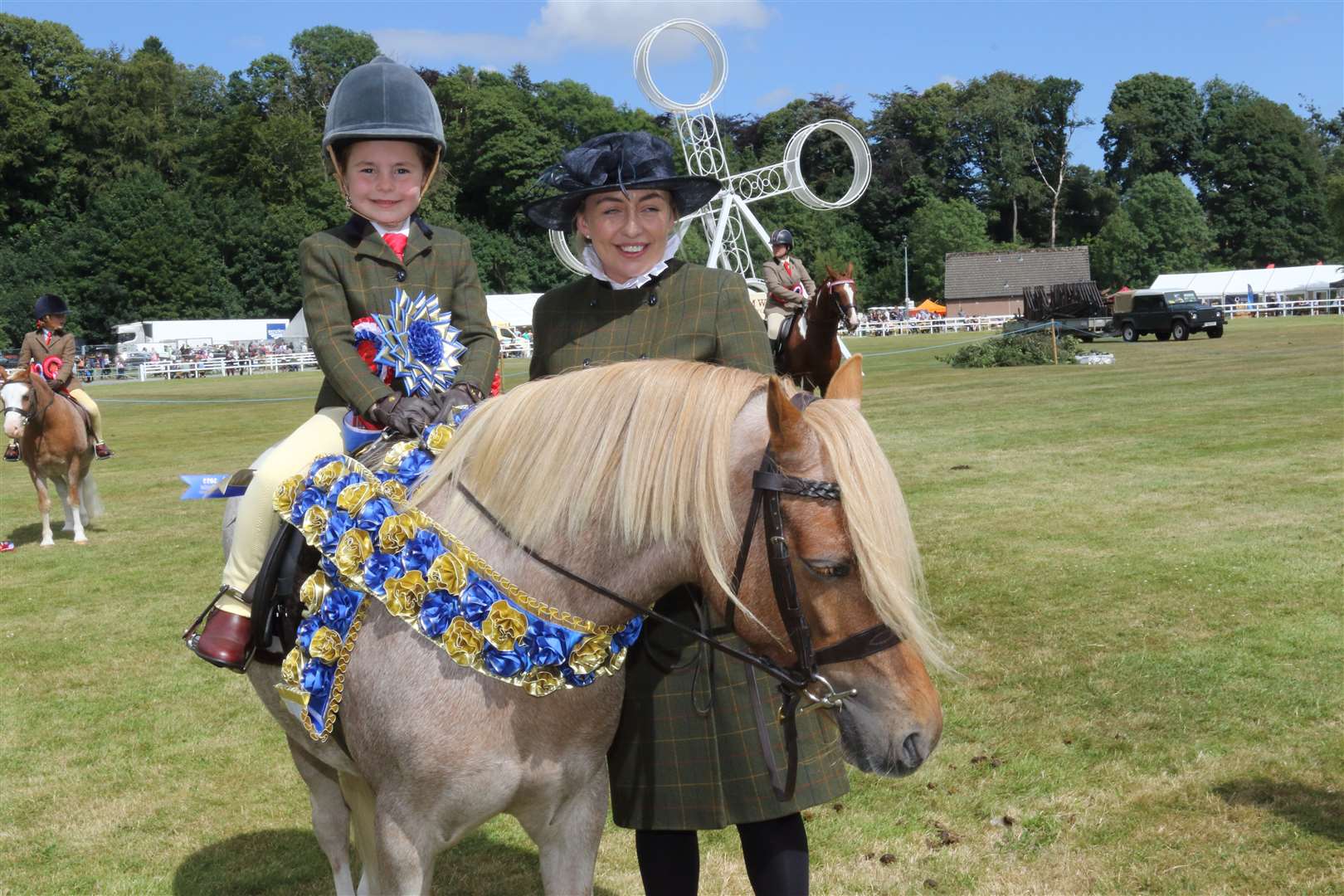 The reserve champion title went to Lingardswood Sarsaparilla which is owned by Shannon Mair and was ridden by Francesca Mair from Inverness.
