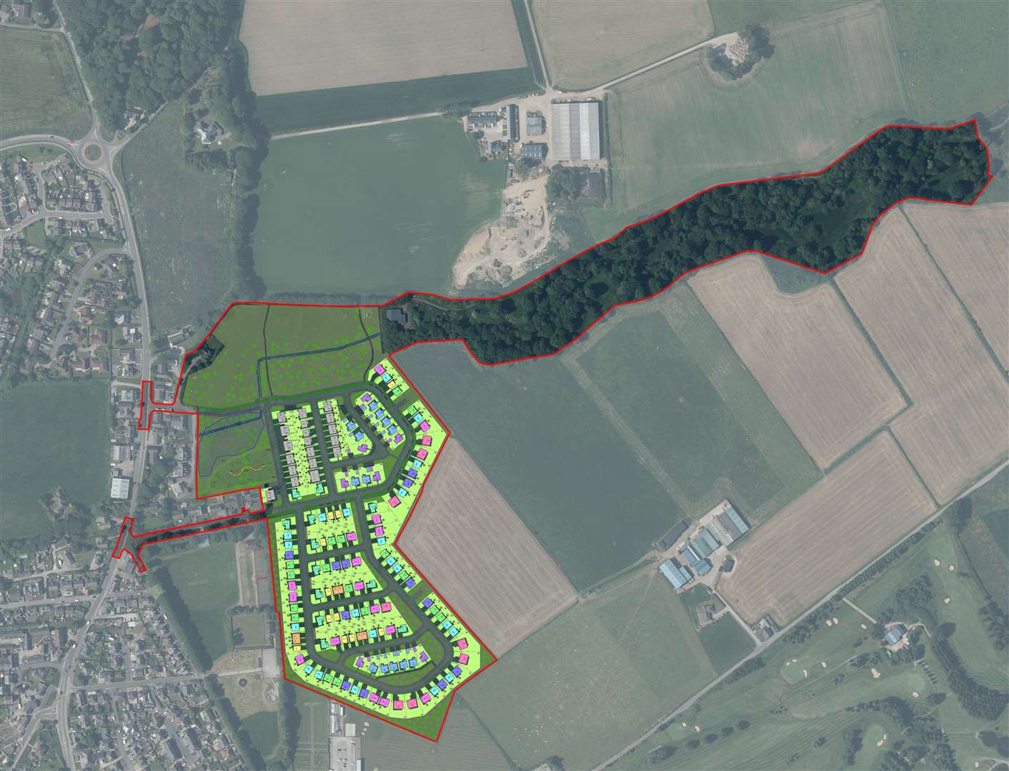 The plans for Newbarns were shown to residents