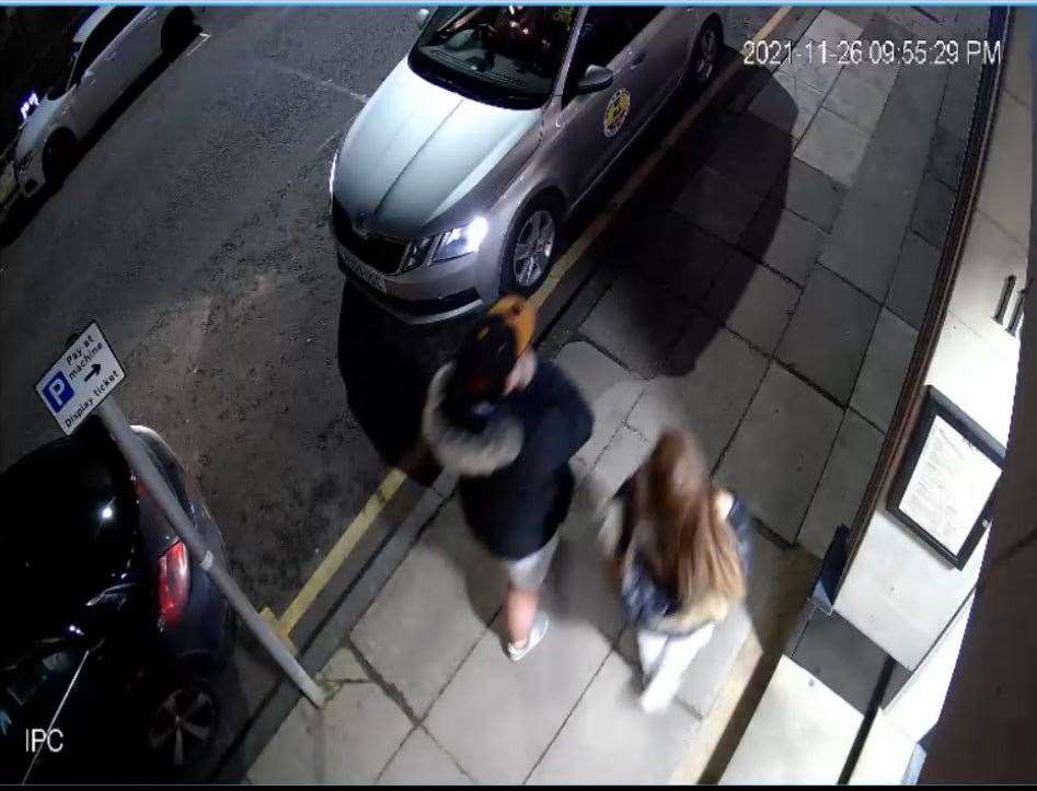 CCTV images showed Connor Gibson with his sister Amber in Hamilton (Crown Office and Procurator Fiscal Service/PA)