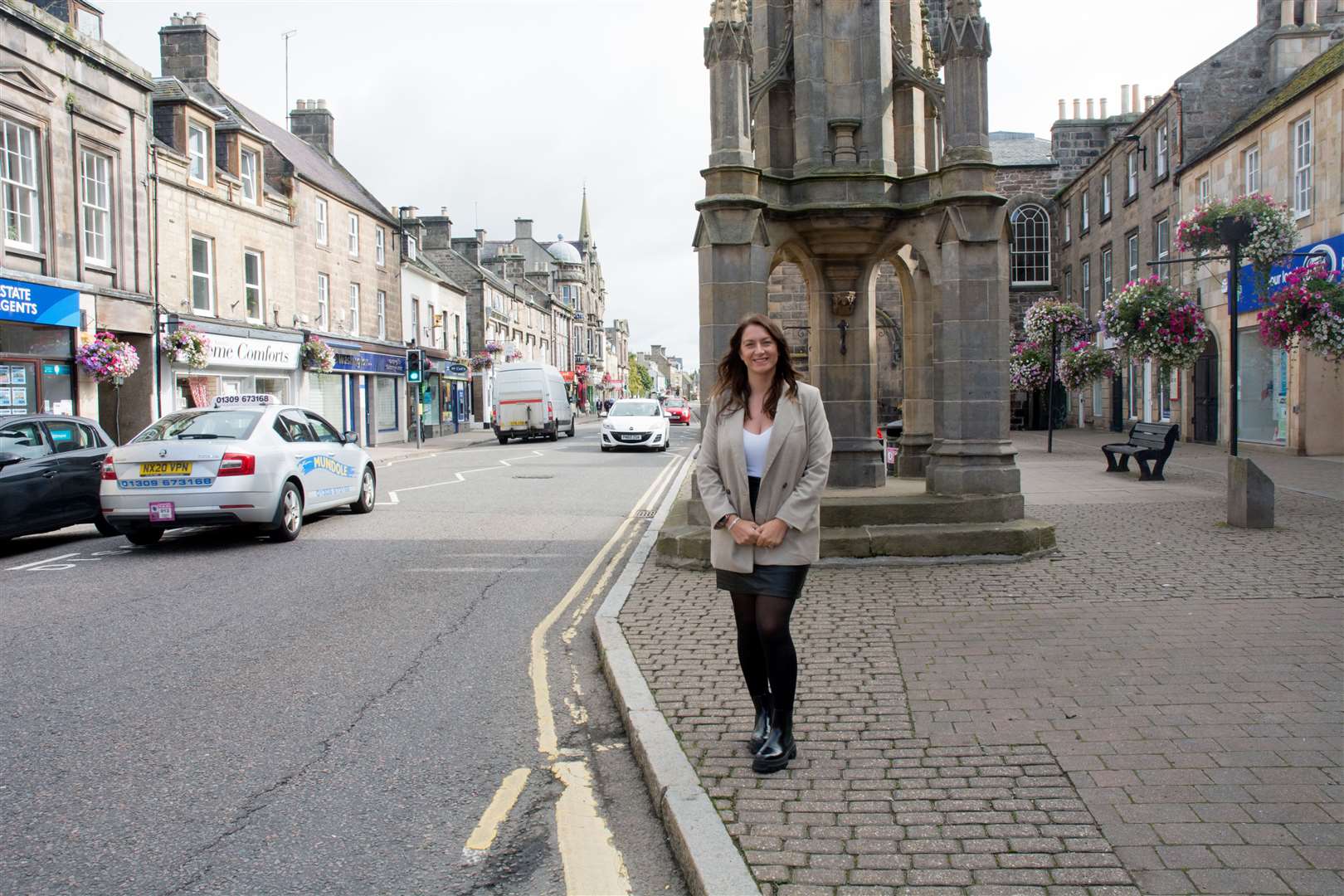 Moray Chamber CEO Sarah Medcraf in Forres.