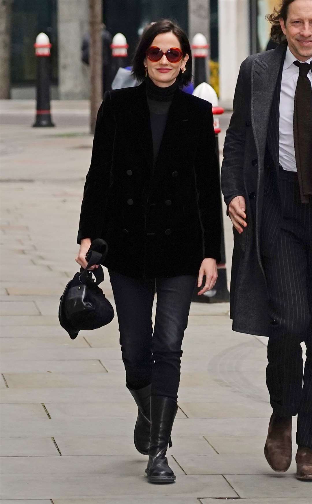 Eva Green arrives at the Rolls Building, London (Jordan Pettitt/PA)