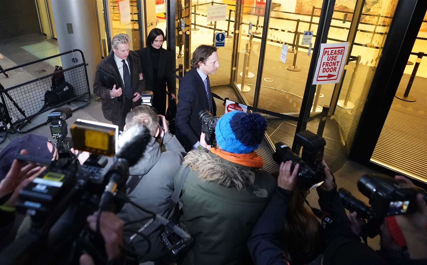 Eva Green gave evidence in January at the central London court (James Manning/PA)