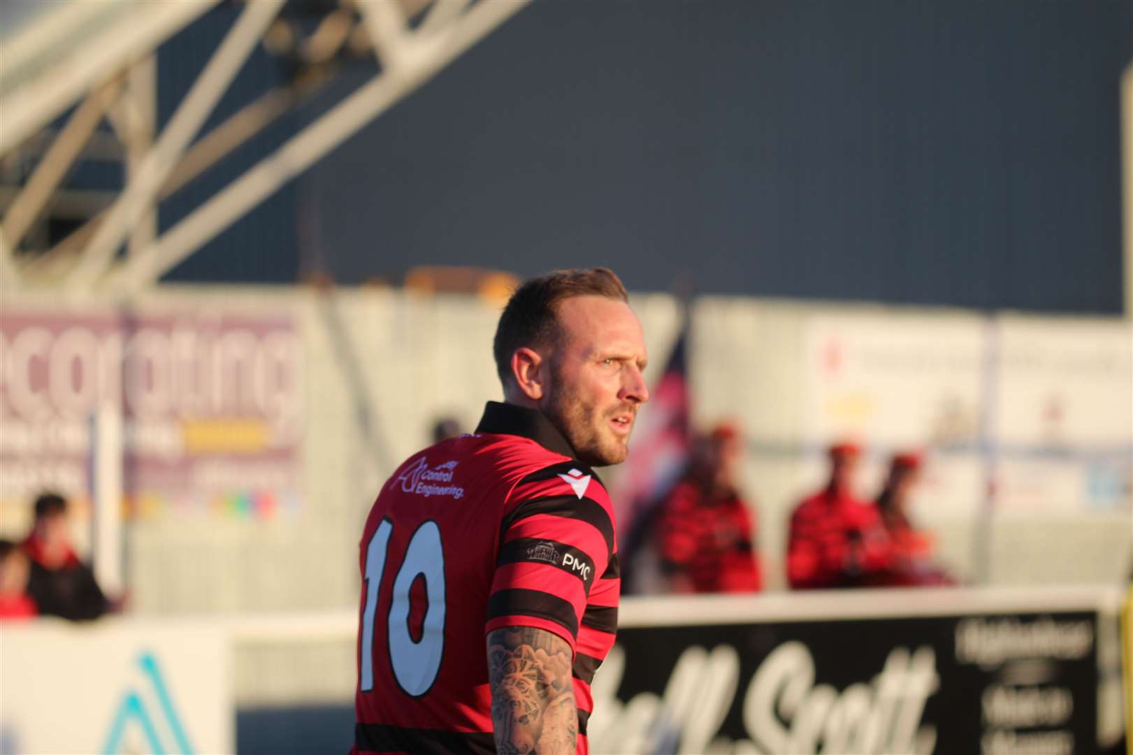 Jonny Smith came on as a second half substitute in Saturday's match against Fraserburgh.