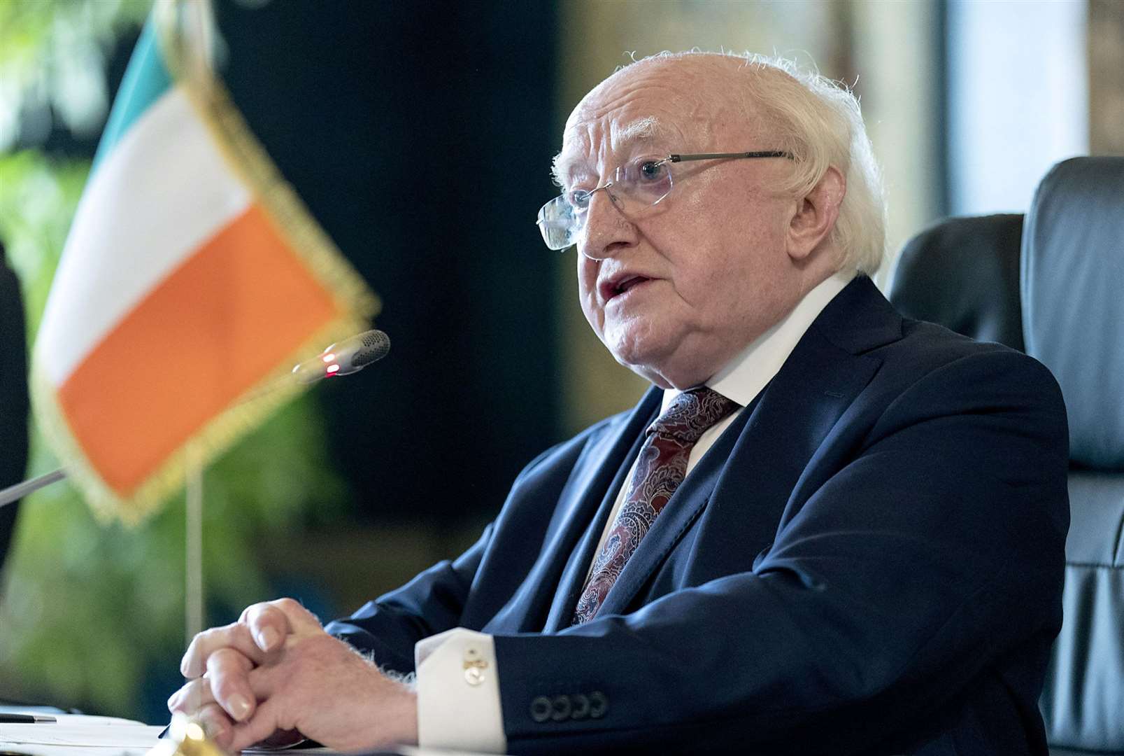 Handout photo of Irish President Michael D Higgins (Maxwells/PA)
