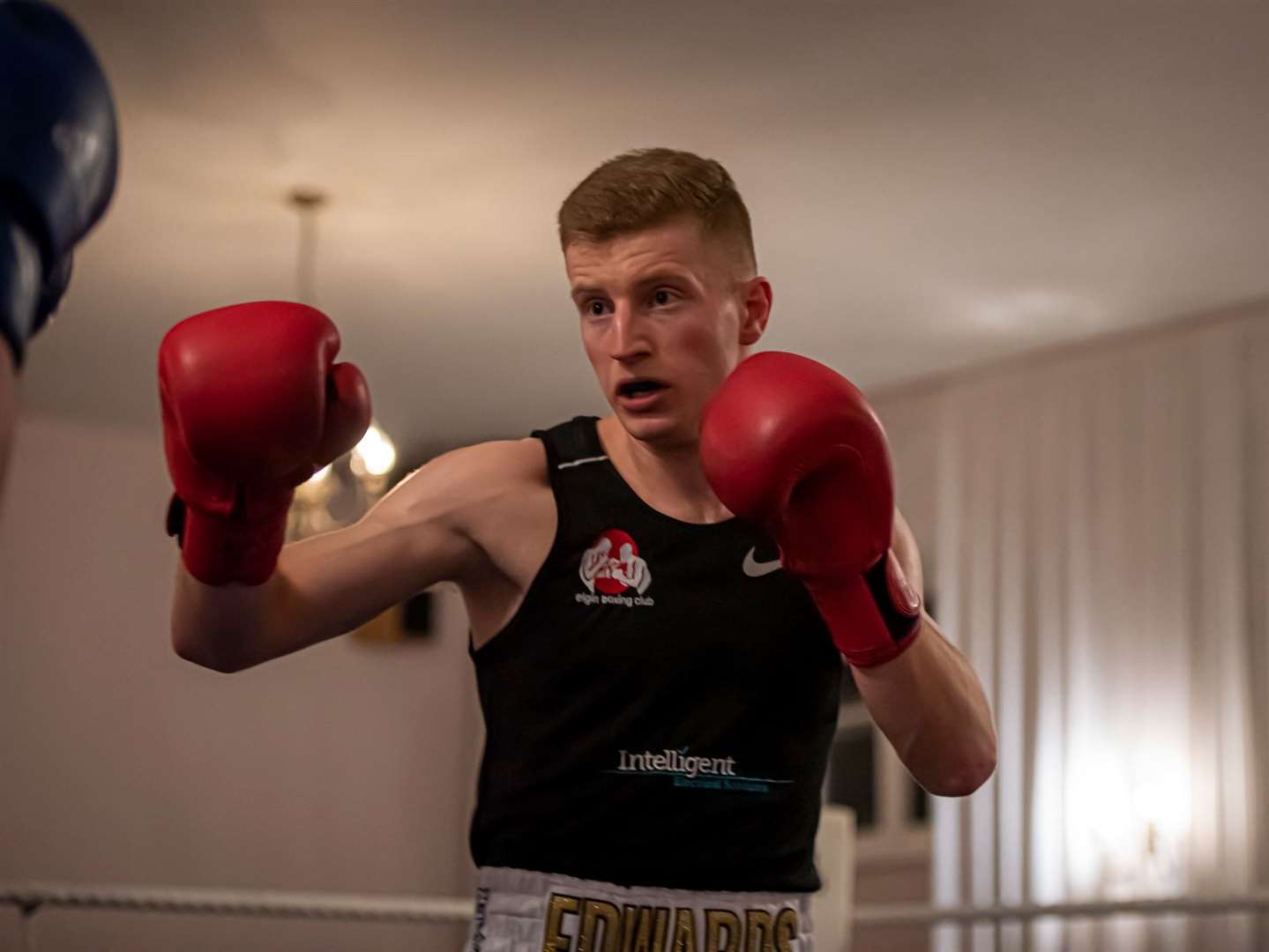 Fraser Edwards has only been boxing for five years but has two Scottish novice and two Scottish intermediate titles to his name.