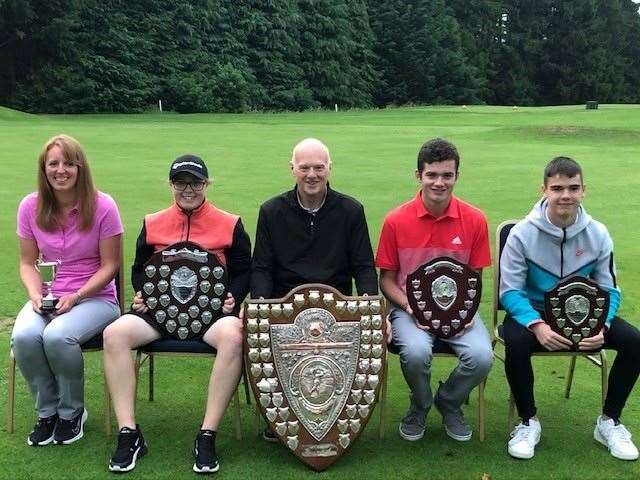 The Huntly golf club championship winners