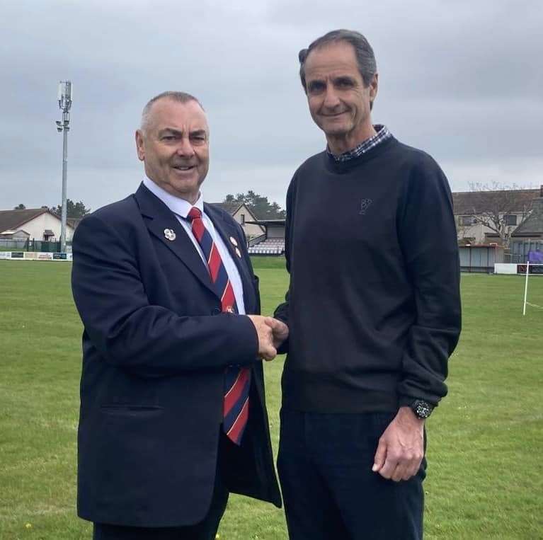 Frank McGettrick has been appointed the new manager of Lossiemouth.