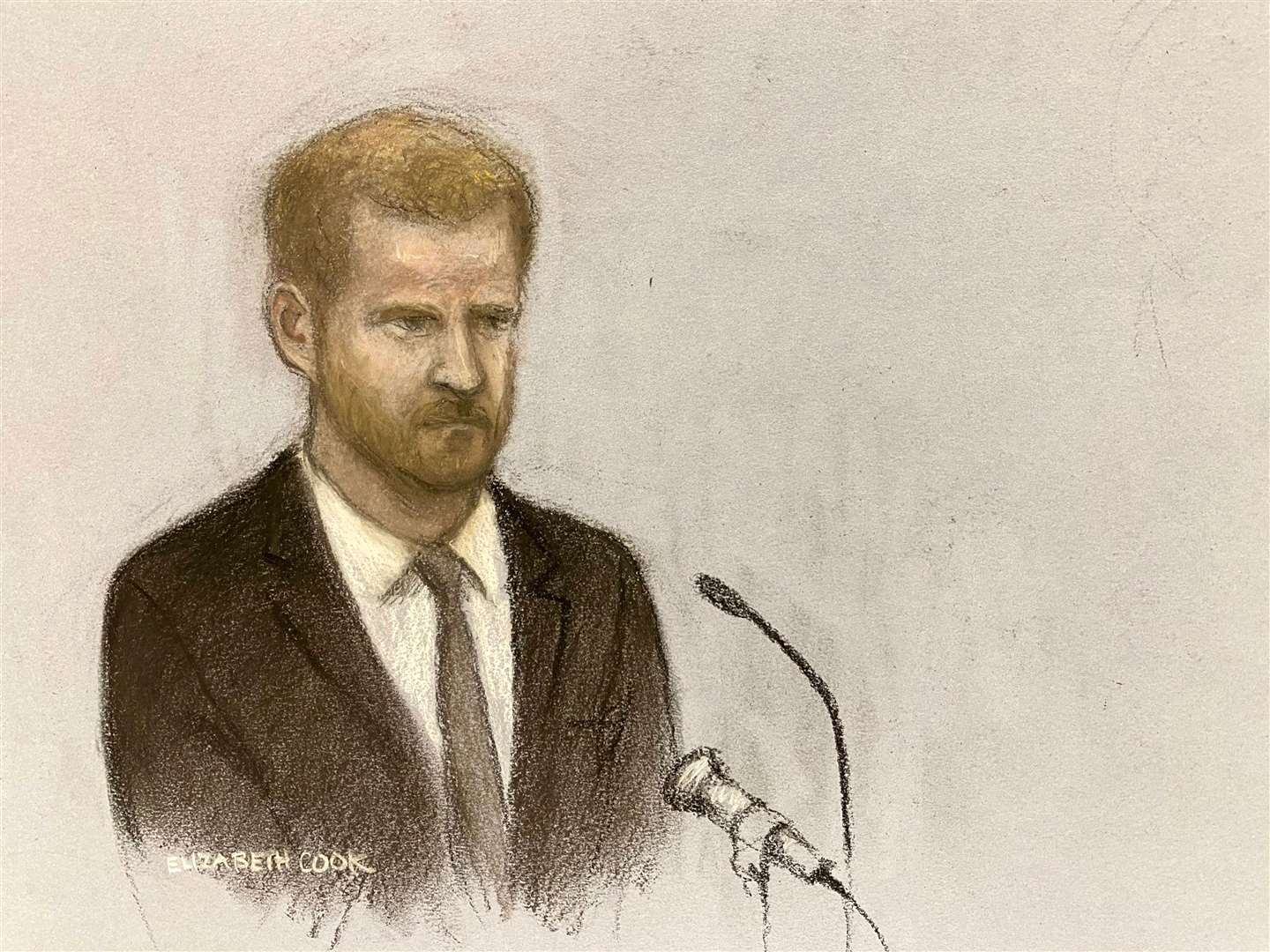 The Duke of Sussex giving evidence during the phone hacking trial against Mirror Group Newspapers (Elizabeth Cook/PA)