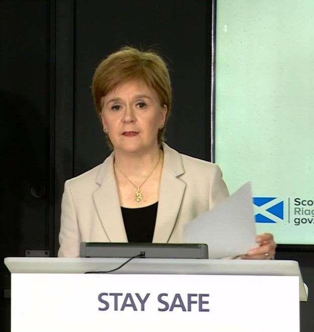 FIrst Minister Nicola Sturgeon cautioned on complacency