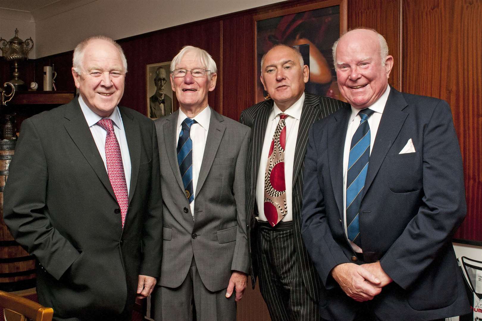 Craig Brown (left) was a speaker at an Elgin Boys Club's 50th anniversary dinner. Picture: Daniel Forsyth