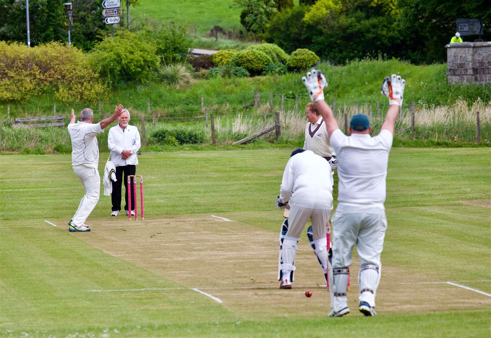 Methlcik 1st had a comfortable win over visitors Crathie at Lairds. Picture: Phil Harman