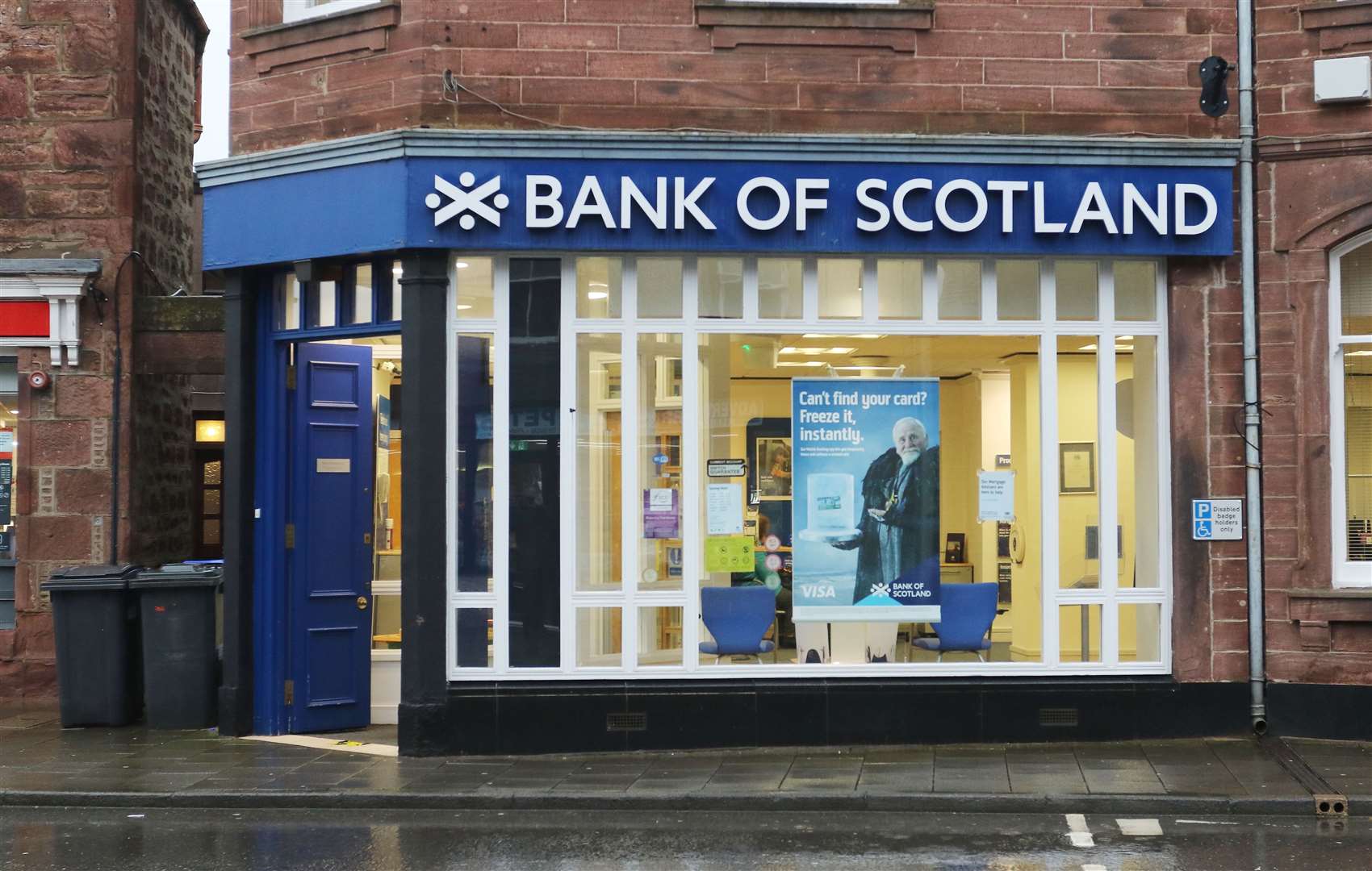 Turriff's Bank Of Scotland is set to close it's doors in March. Picture: David Porter