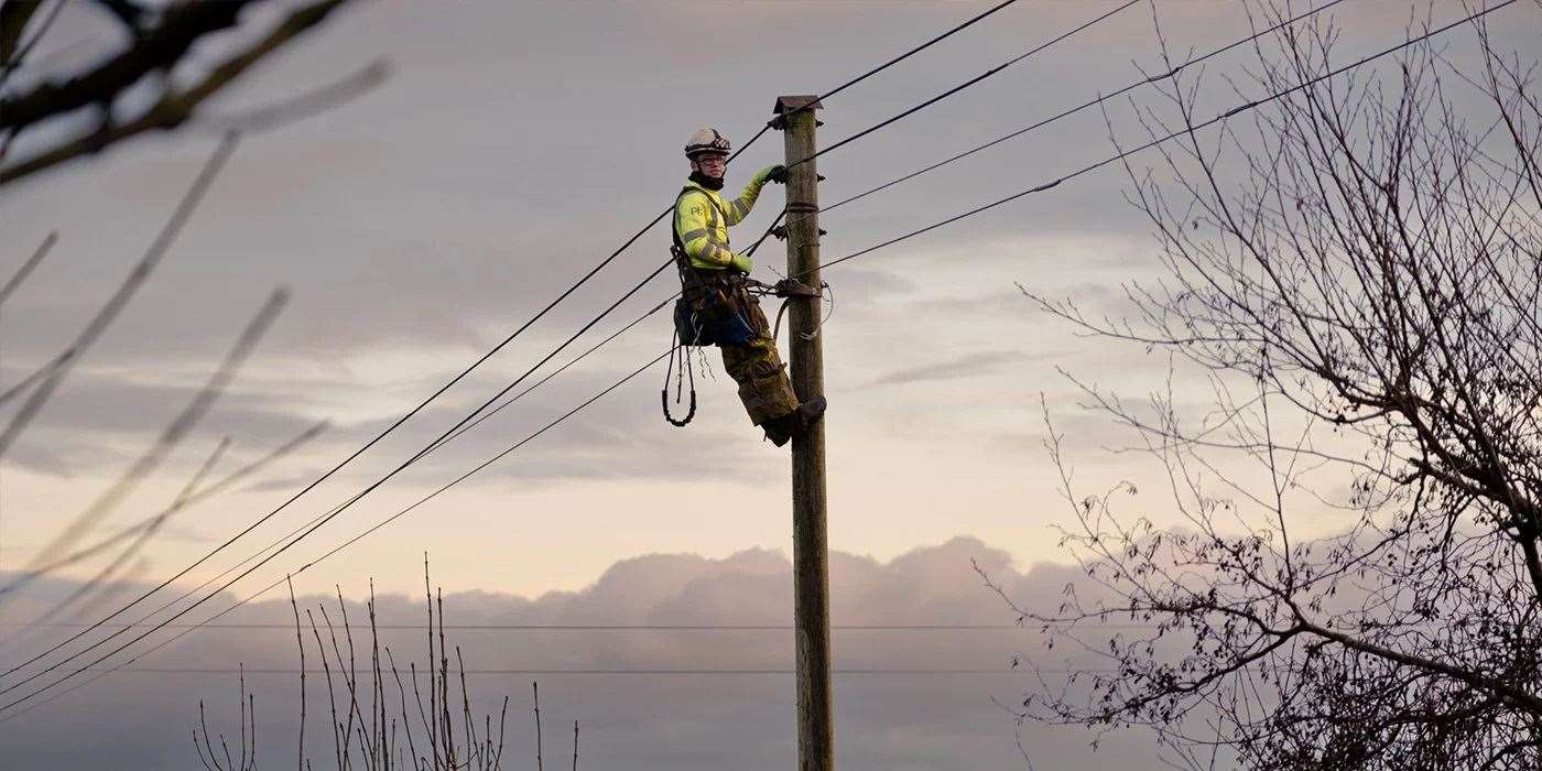 Work is continuing to reconnect power to homes