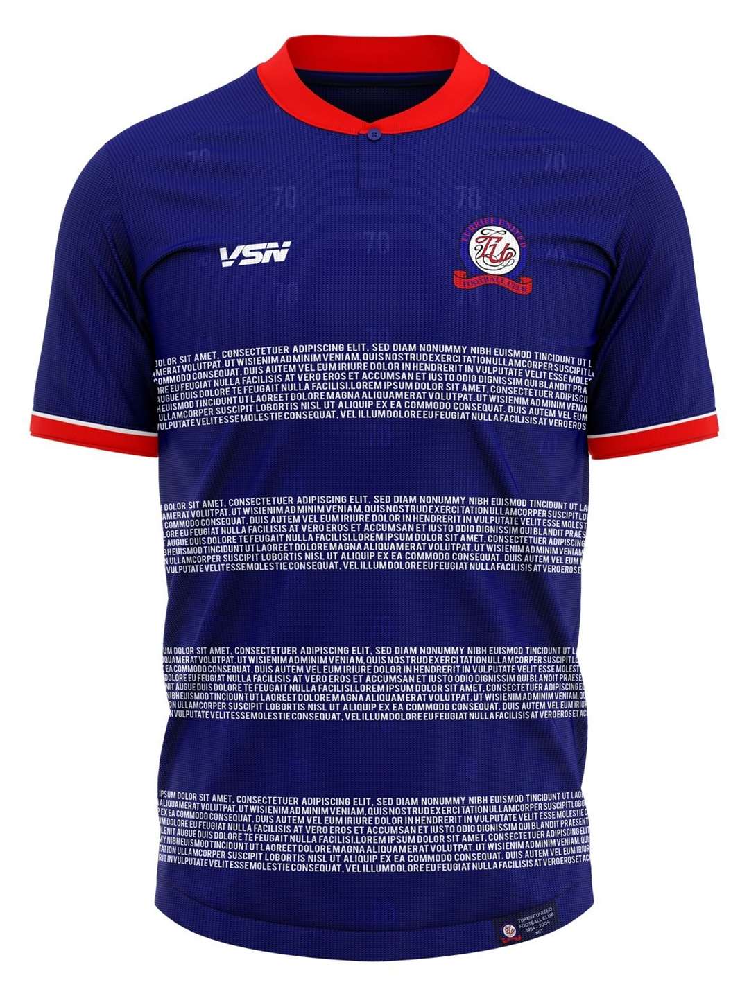 Turriff United have unveiled a special shirt to commemorate their 70th anniversary